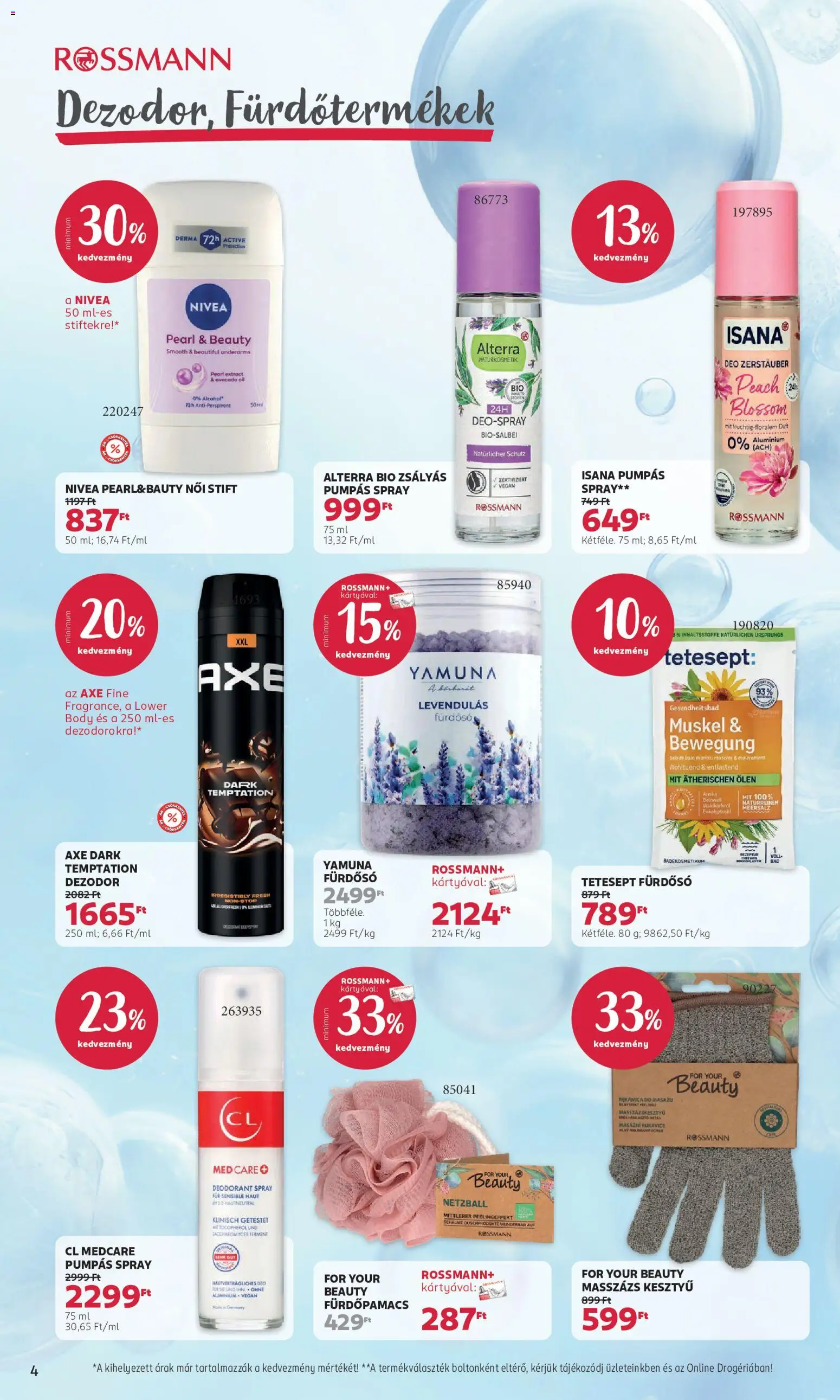 Rossmann akciós ujság - amely érvényes a következő dátumtól: 18.05.2026 | Oldal: 4