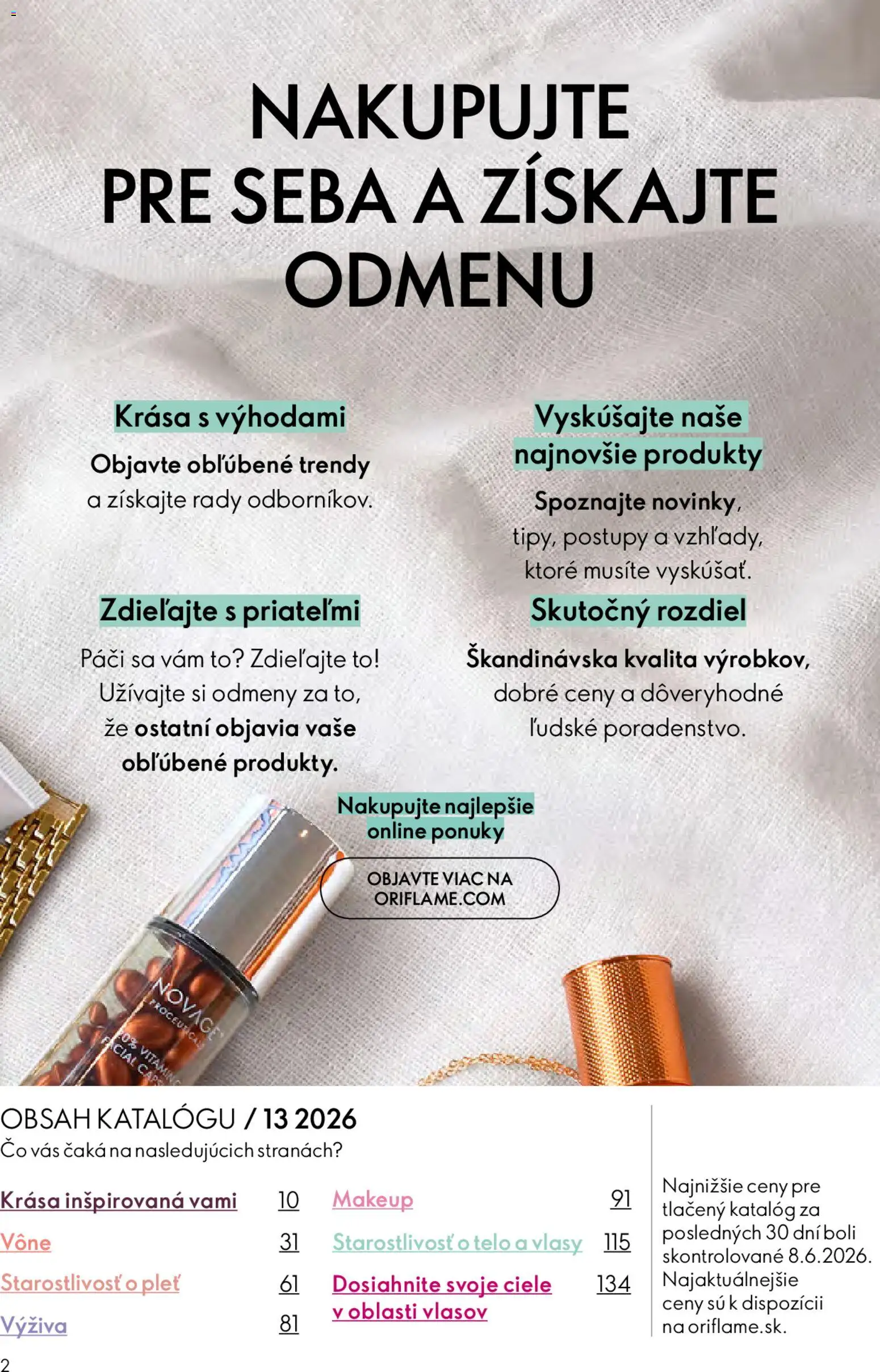 Nové Oriflame akcie – leták je platný od 09.09.2026 | Strana: 2