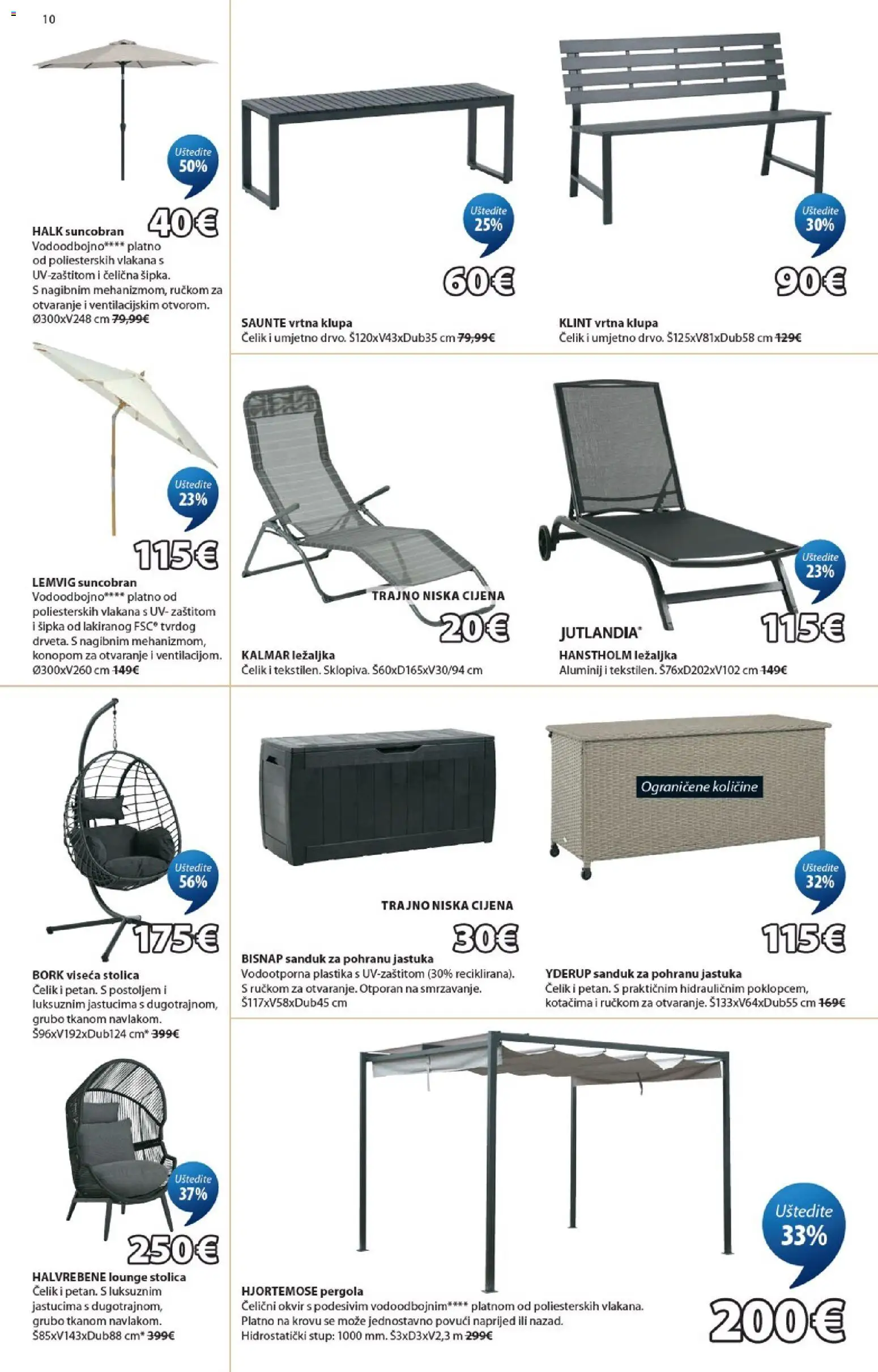 JYSK katalog | vrijedi od 01.07.2026 | Stranica: 10