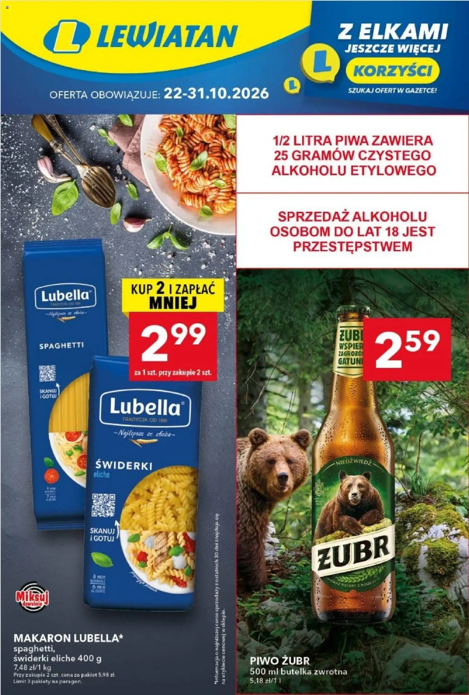 Lewiatan gazetka od 22.10.2026 | Strona: 1