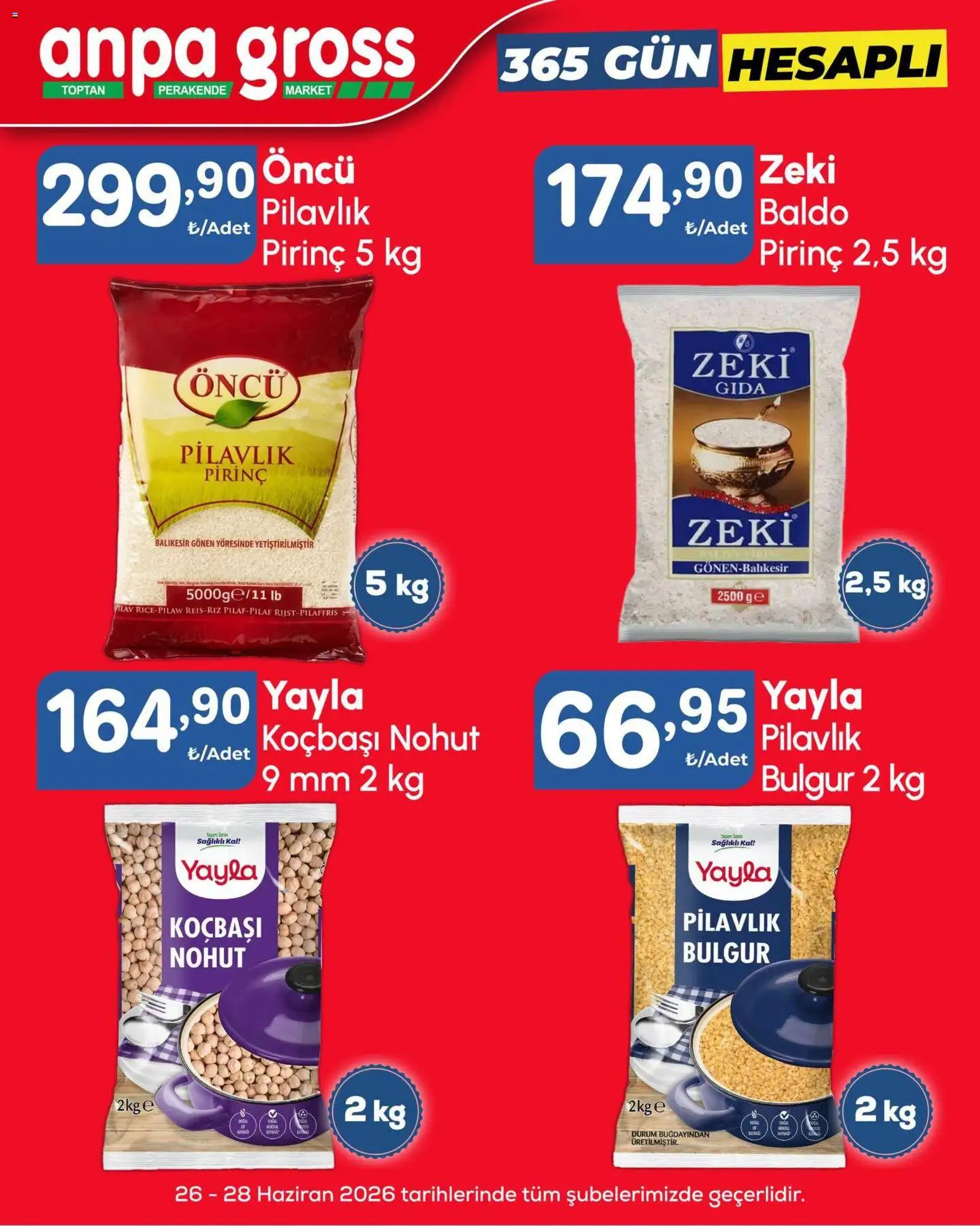 Anpa Gross Katalog - 25 Haziran 2026 tarihinden itibaren geçerlidir | Sayfa: 2 | Ürünler: Pirinç