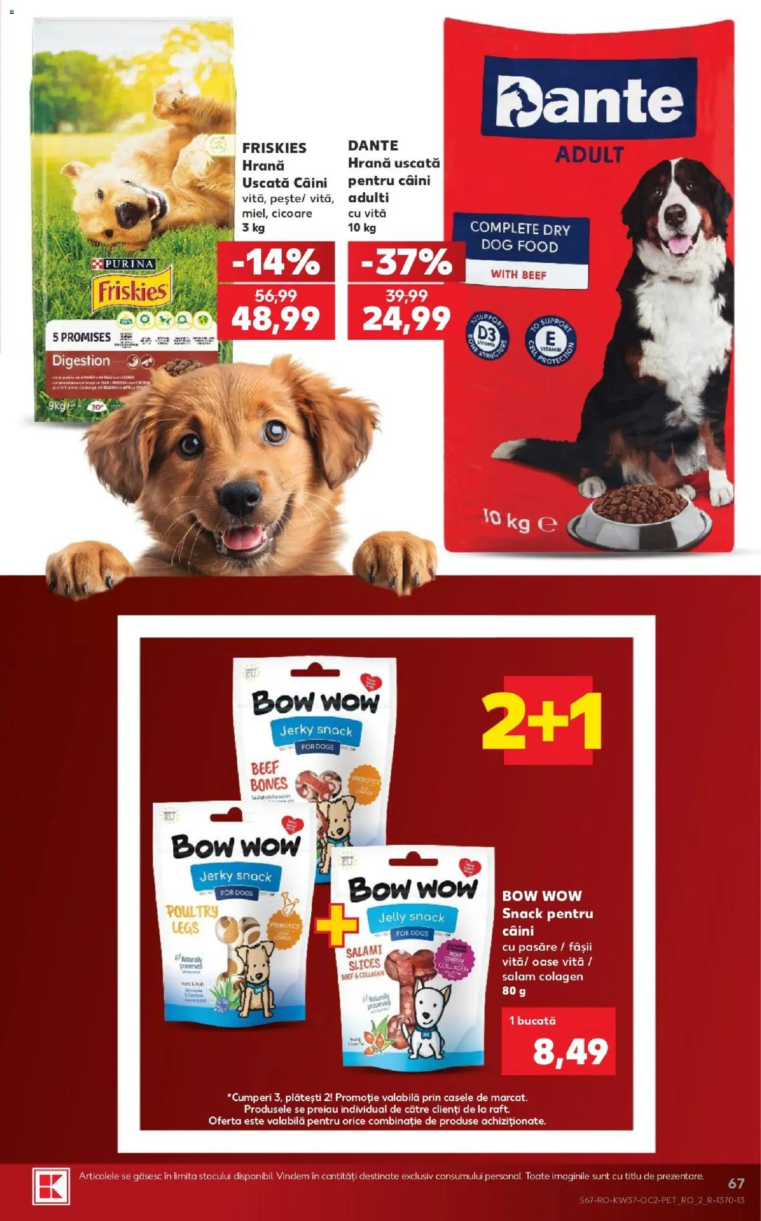 Kaufland Miercurea Ciuc 09.09.2026 - Revista si Oferta | Pagină: 67 | Produse: Vită, Salam
