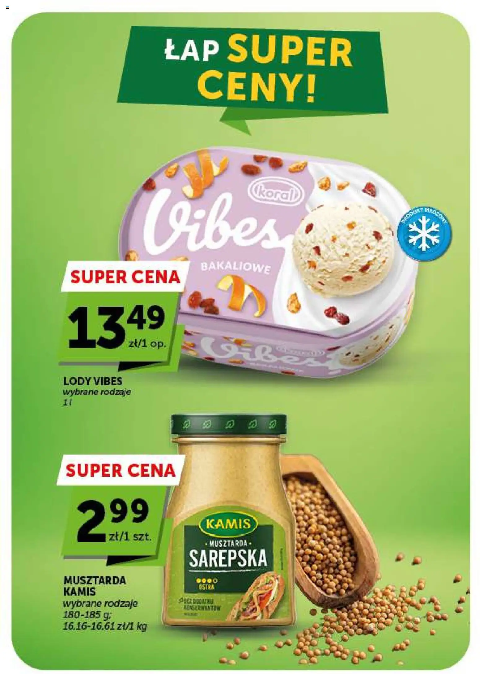 Euro Sklep gazetka - Market od 17.09.2026 | Strona: 10 | Produkty: Musztarda, Lody