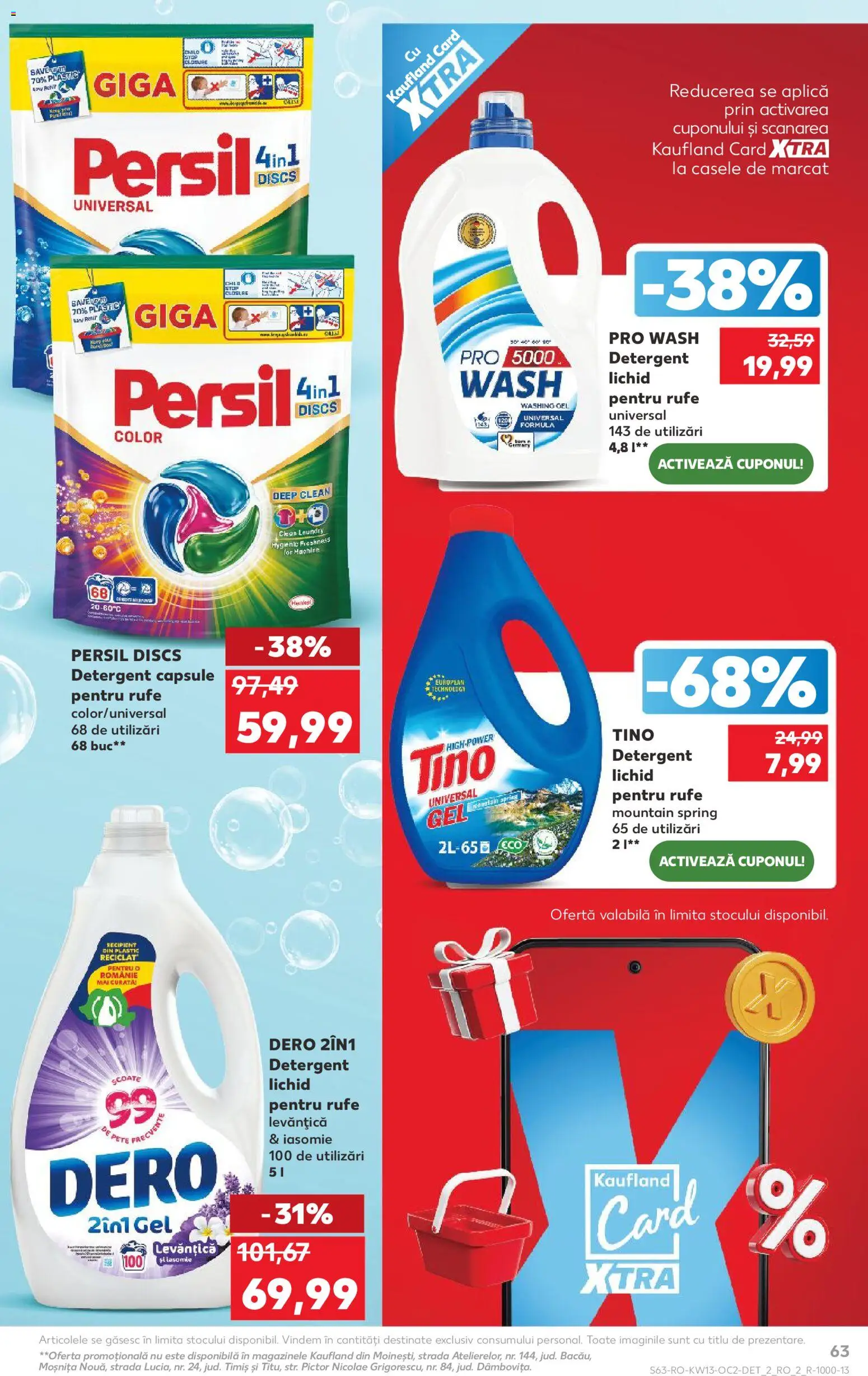 Noul catalog Kaufland – valabil de la 25.03.2026 | Pagină: 63 | Produse: Pomelo, Detergent