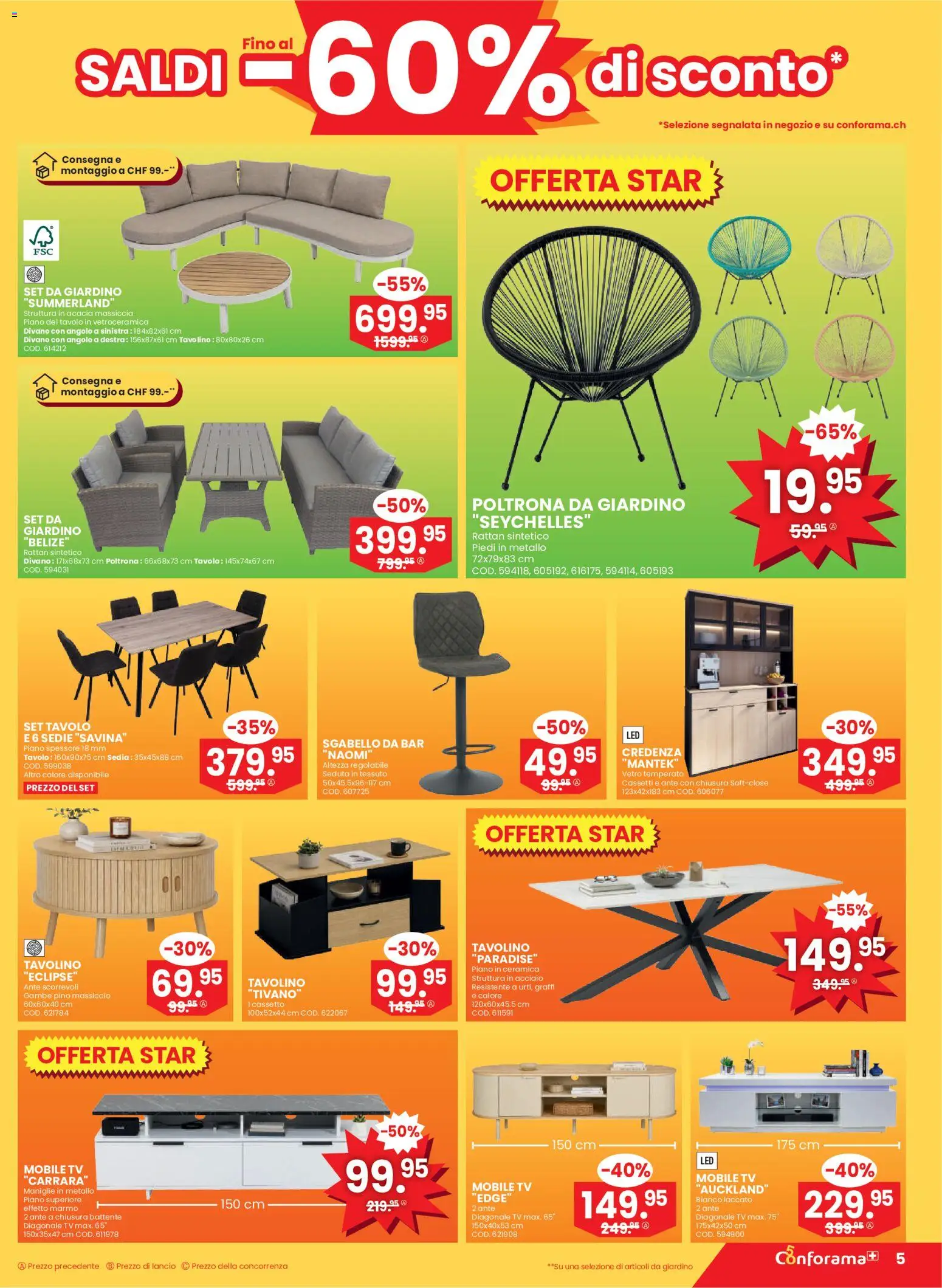 Conforama aktionen Saldi – gültig ab 01.07.2026 | Seite: 5