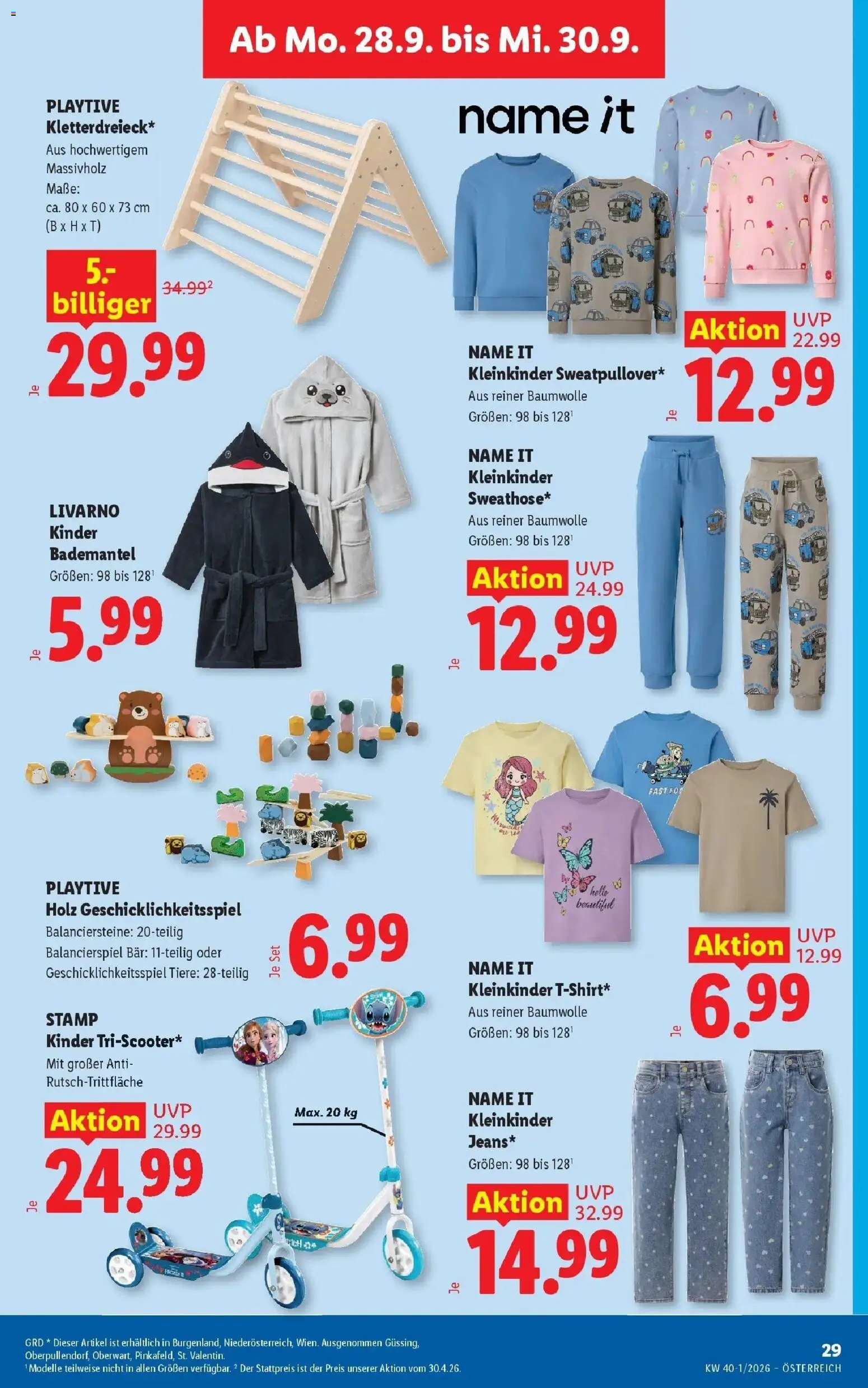 Lidl Flugblatt - Wien ab 24.09.2026 - Angebote ab donnerstag | Seite: 36 | Produkte: Bademantel, Jeans
