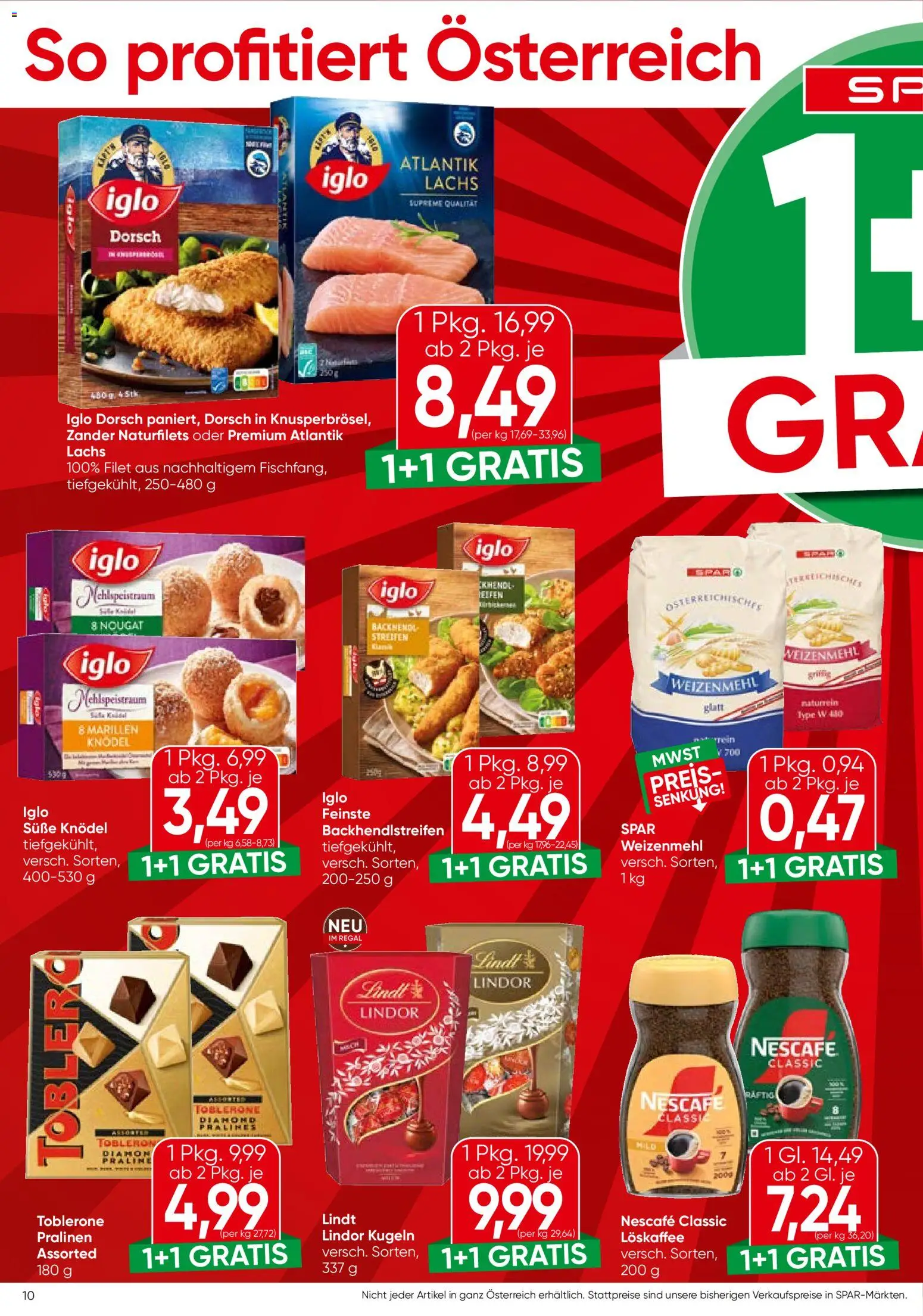 Spar - Flugblatt gültig ab 10.09.2026 | Seite: 10