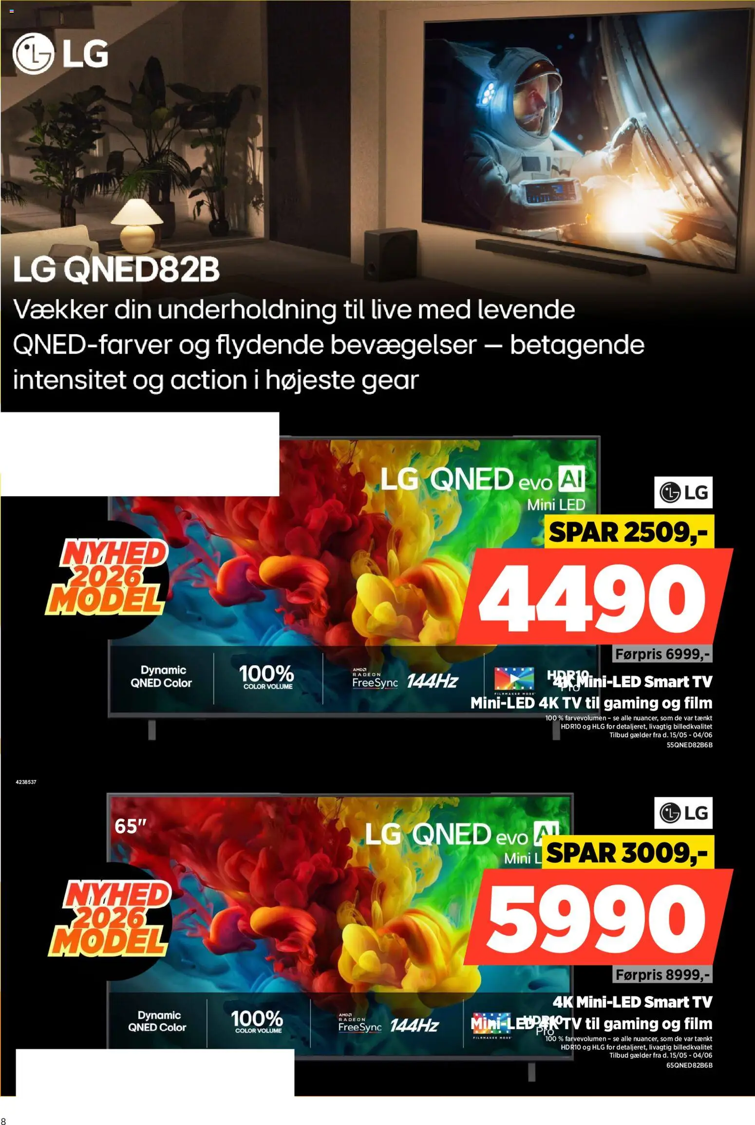 Power tilbudsavis – gyldig fra 22.05.2026 | Side: 8 | Produkter: Smart TV, TV, Søm