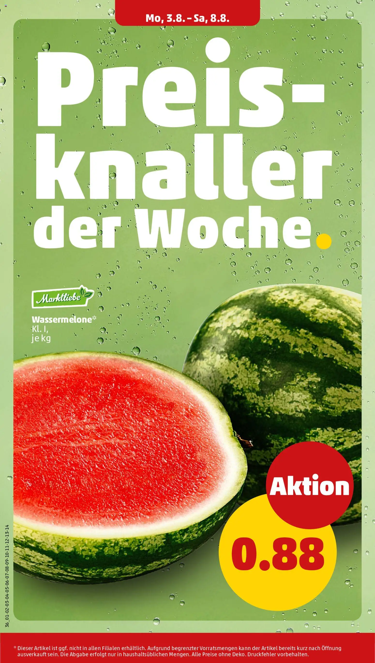 Penny Prospekt – gültig ab 03.08.2026 | Seite: 6 | Produkte: Wassermelone