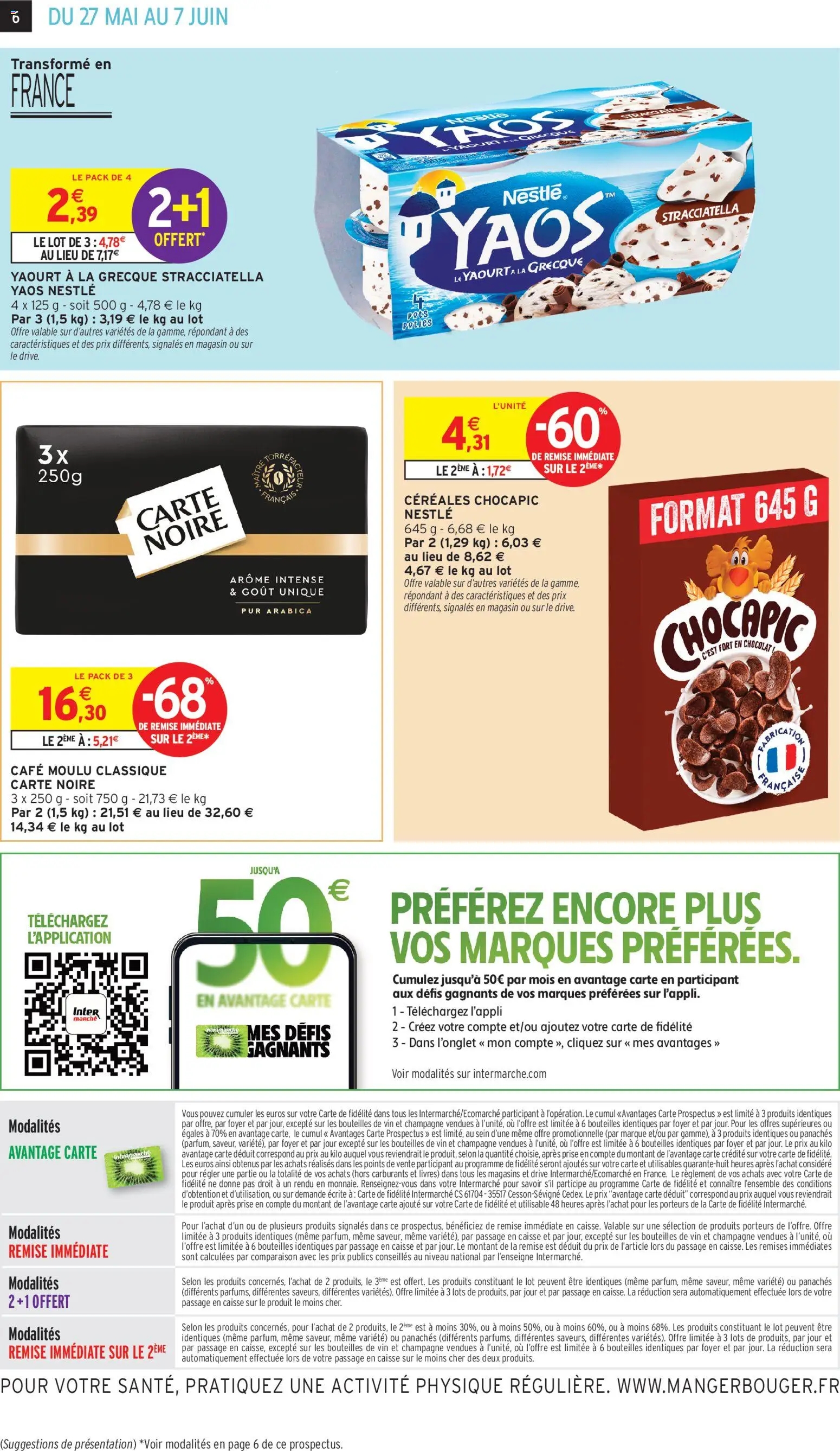 {H1} | Page: 6 | Produits: Yaourt à La Grecque, Prise, Yaourt, Céréales
