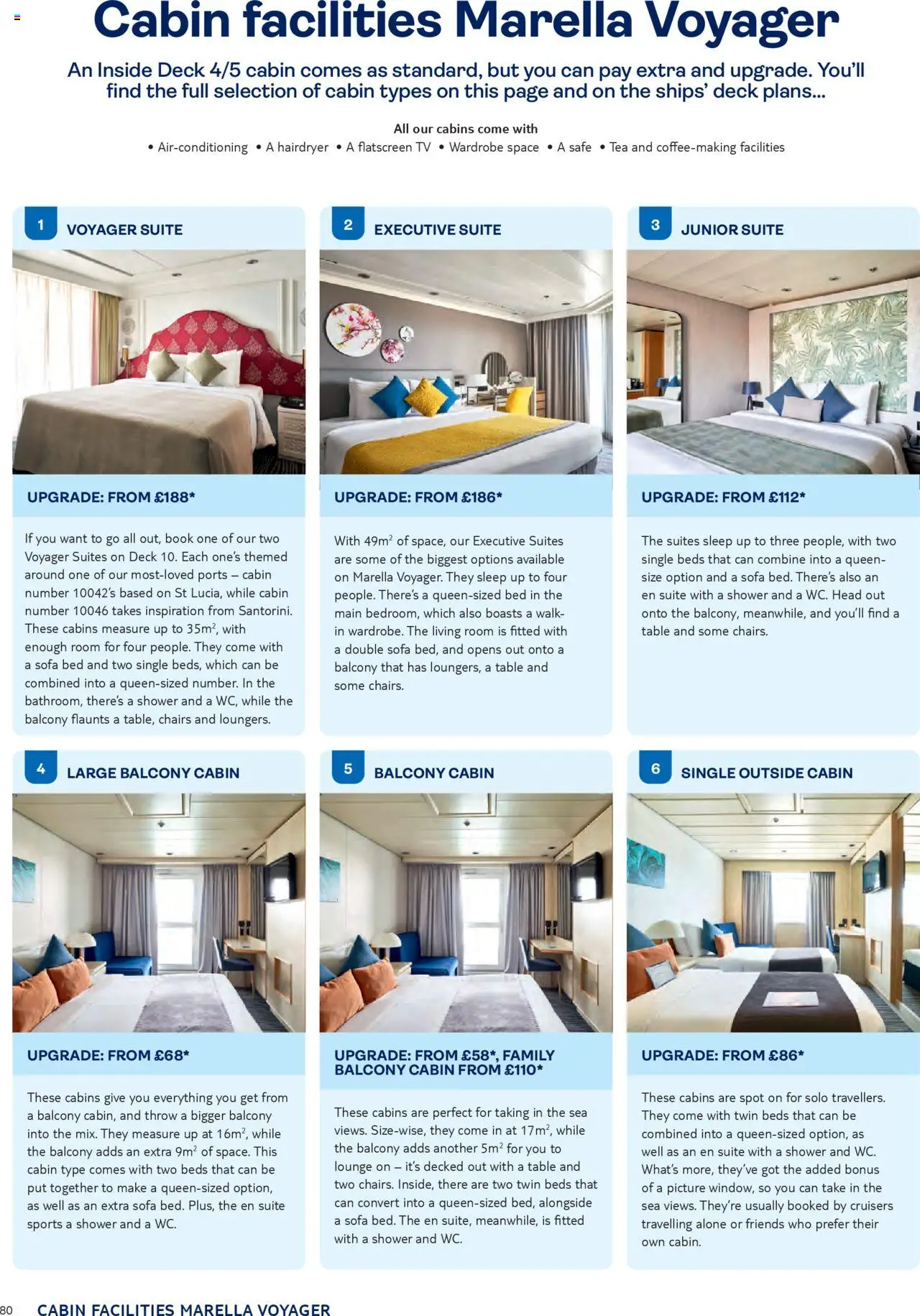 {H1} | Page: 80 | Products: Table, Shower, Sofa bed, Bed