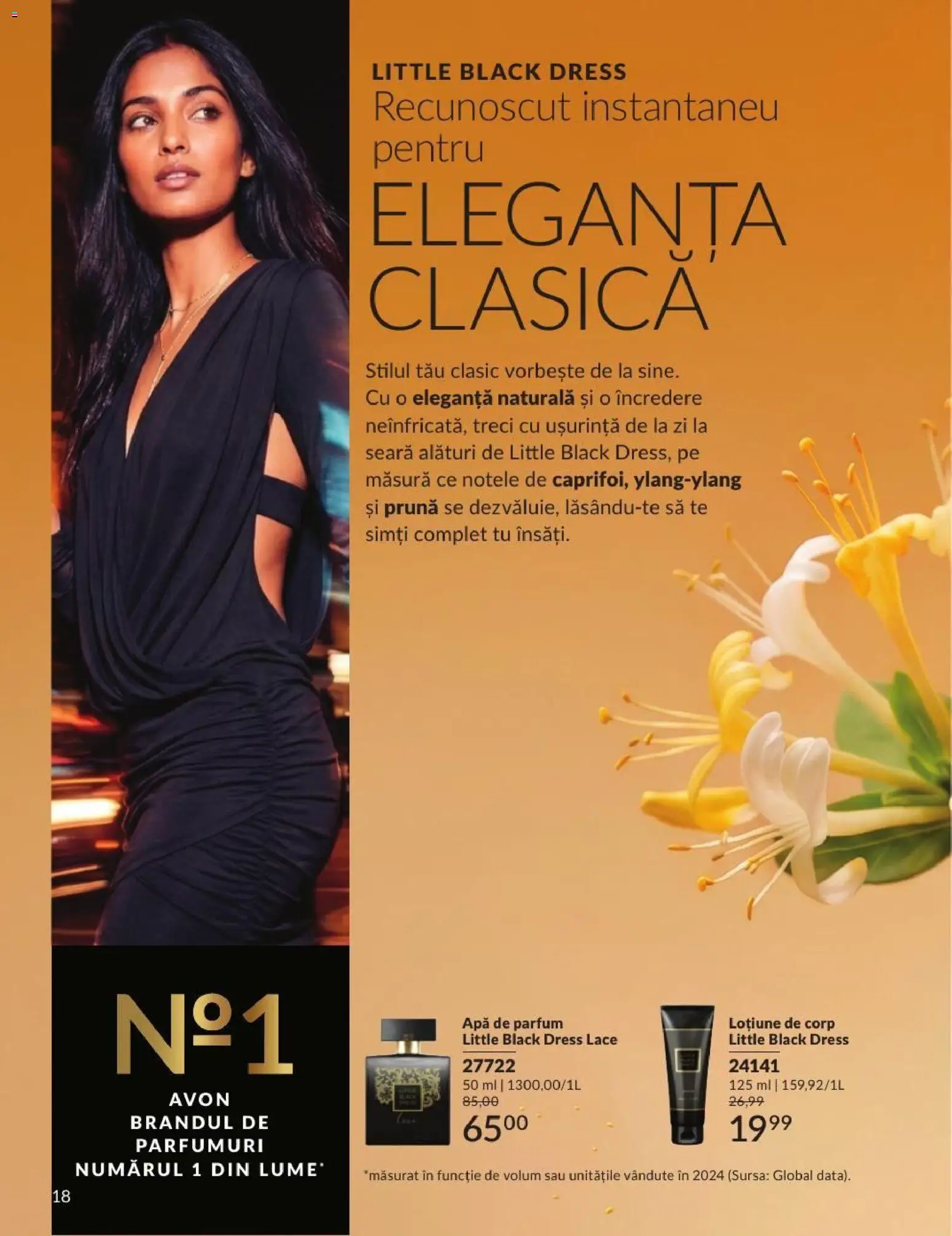 Noul catalog Avon – valabil de la 01.09.2026 | Pagină: 18 | Produse: Apă de parfum, Lotiune de Corp, Apă, Black