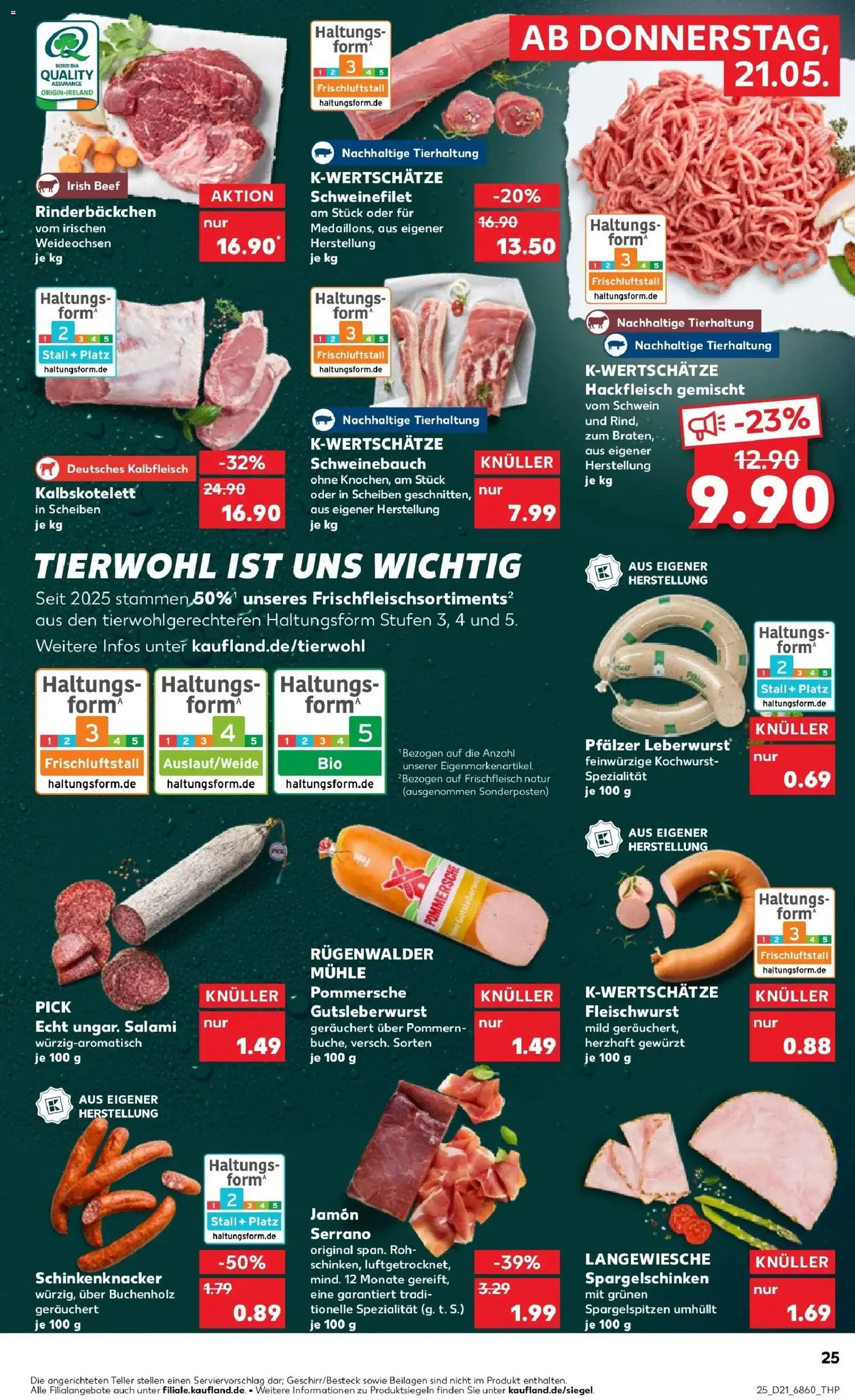 Kaufland Prospekt Bad Kreuznach – gültig ab 18.05.2026 | Seite: 30 | Produkte: Mühle, Schweinebauch, Schweinefilet, Hackfleisch