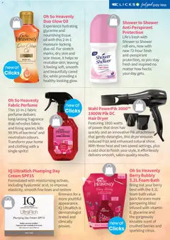 Clicks specials catalogue – valid from 01.06.2026 | Page: 57 | Products: Hair dryer, Bath, Bath foam, Foam