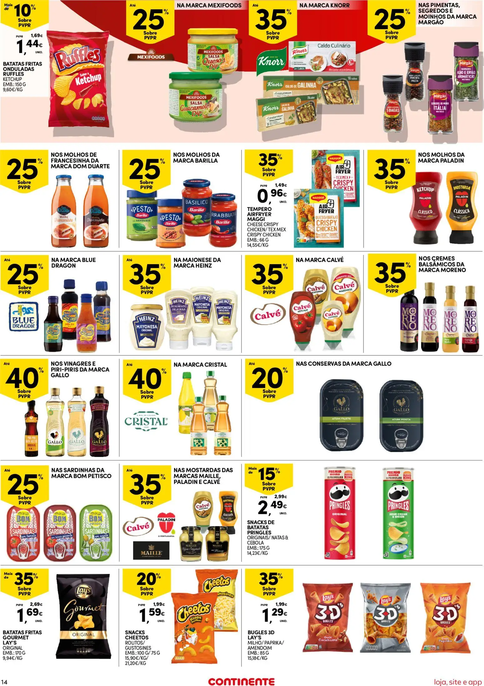 Continente folheto Bom Dia │ válido de 20/10/2026 | Página: 14 | Produtos: Batatas, Sardinhas, Batatas fritas, Alho