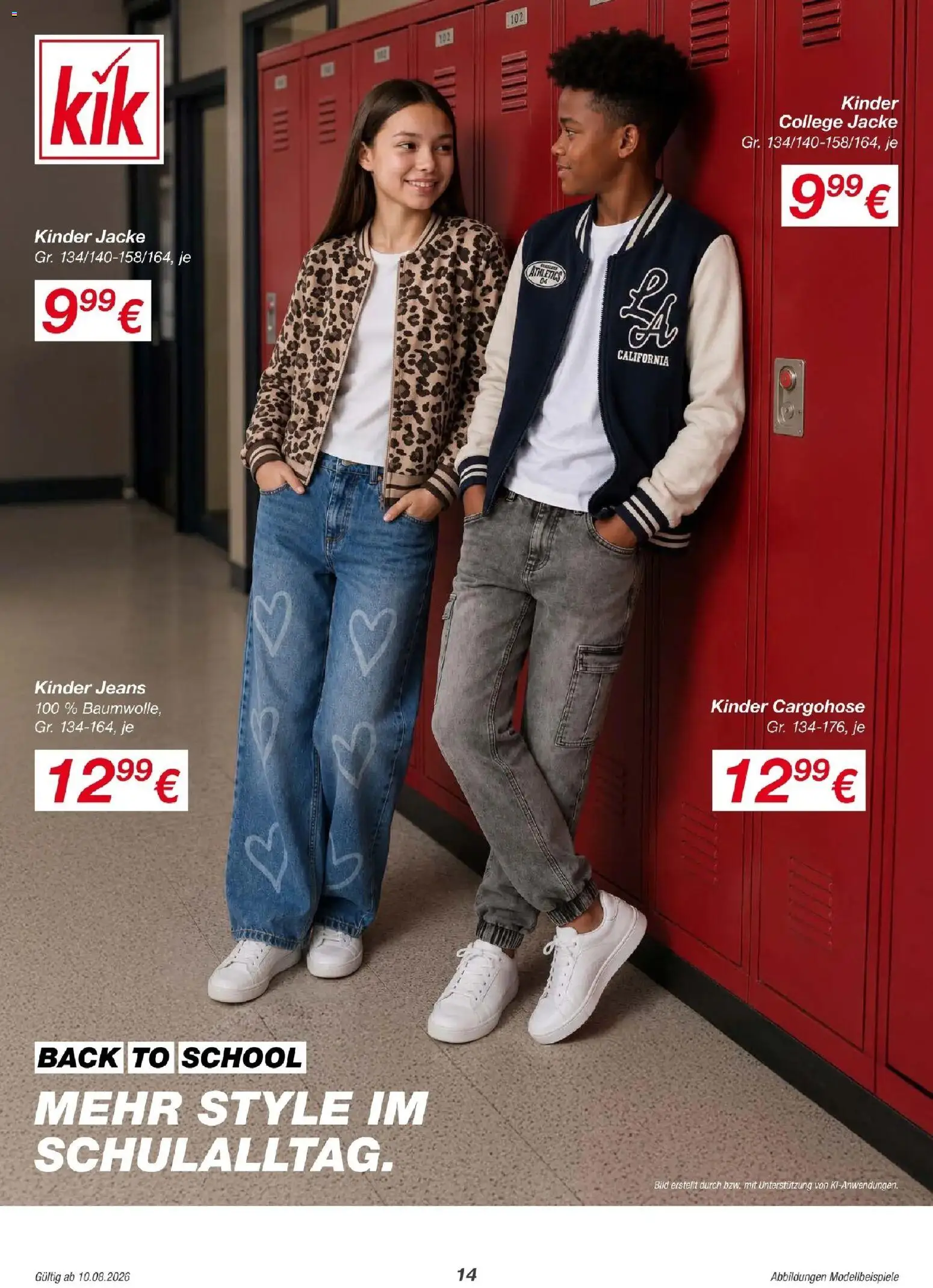 Kik - KiK: Mehr Spaß in der Schule | Seite: 14 | Produkte: Jacke, Jeans