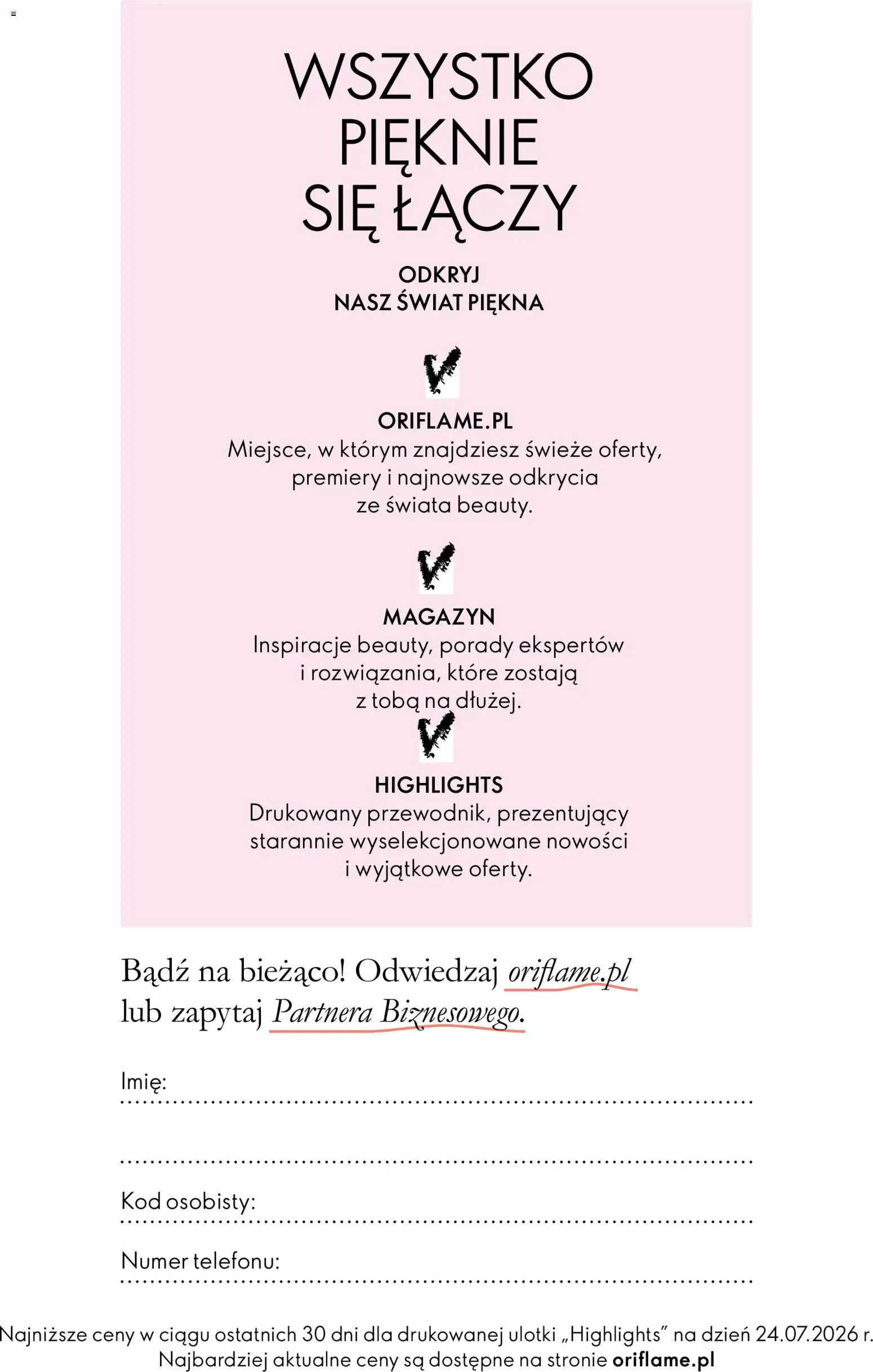 Oriflame Katalog Highlights 14 od 30.09.2026 | Strona: 6