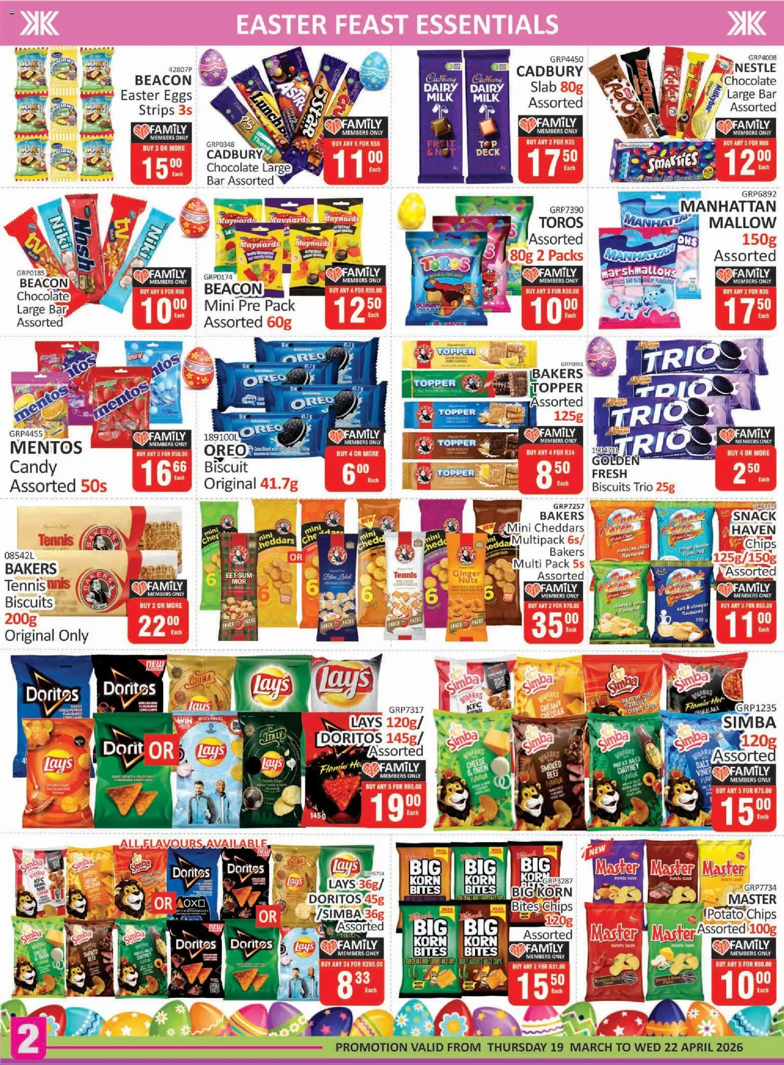 New KIT KAT Cash & Carry catalogue – valid from 19.03.2026 | Page: 2 | Products: Milk, Eggs, Chips, Chilli