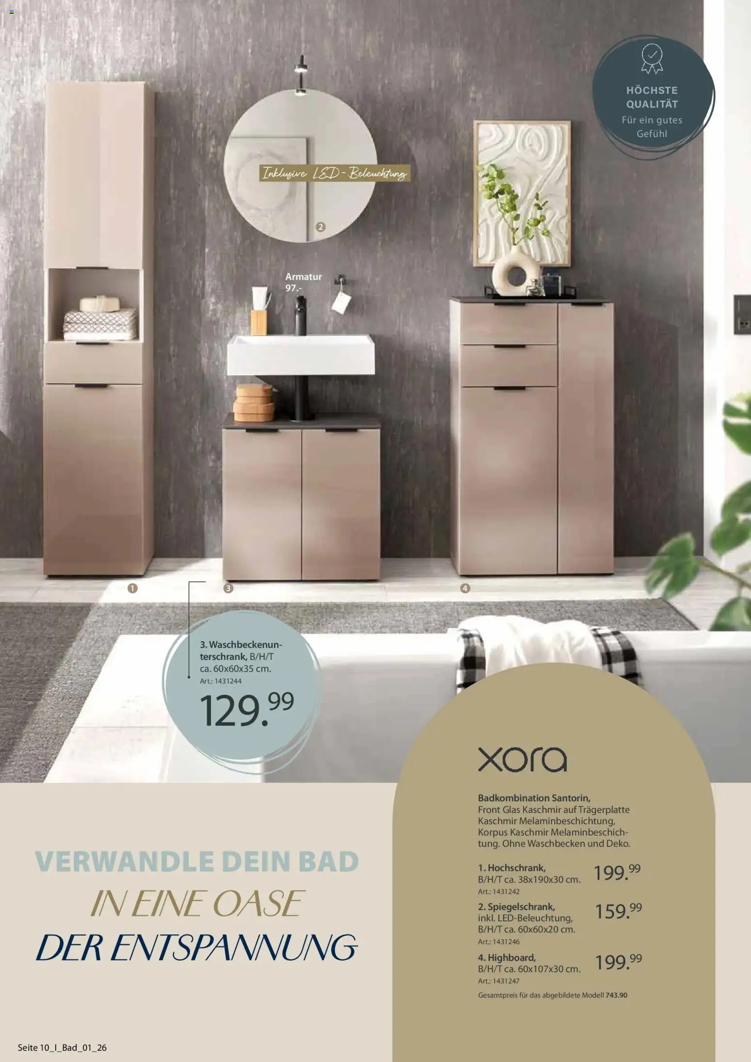 Zurbrüggen Bad Spezial – gültig ab 24.07.2026 | Seite: 10 | Produkte: Waschbecken, Bad, Armatur