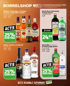 Poiesz folder - Voorbeeld van een folder van Poiesz, geldig van 10.05.2026 | Pagina: 34 | Producten: Bourbon, Gin, Fles, Bad