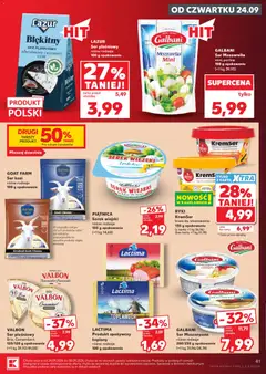 Pogląd oferty "GALBANI Ser Mascarpone, różne rodzaje 250/230 g opakowanie" - ważna od 24.09.2026 | Strona: 41