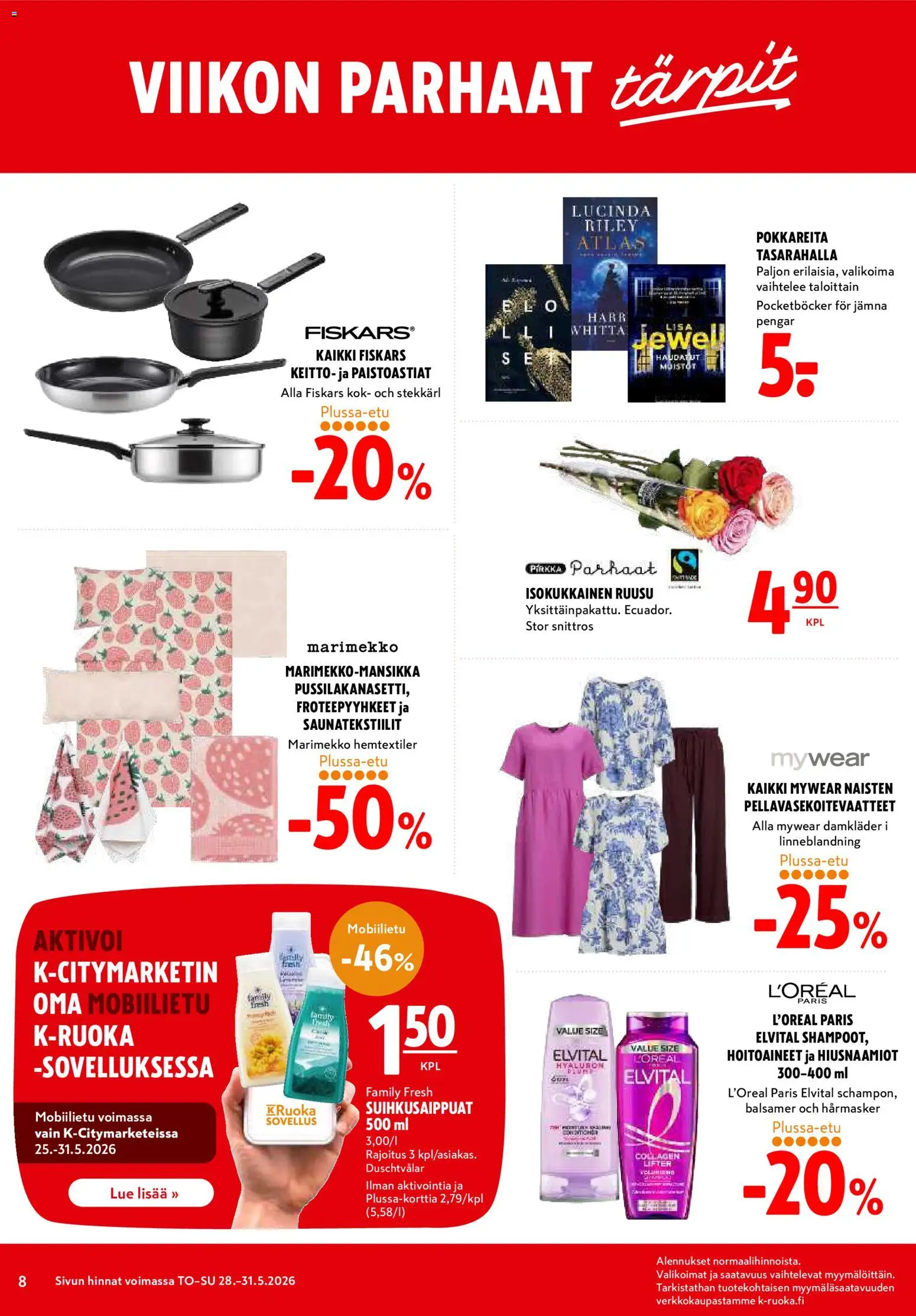 K-Citymarket tarjoukset – voimassa 28.05.2026 alkaen | Sivu: 8 | Tuotteet: Keitto
