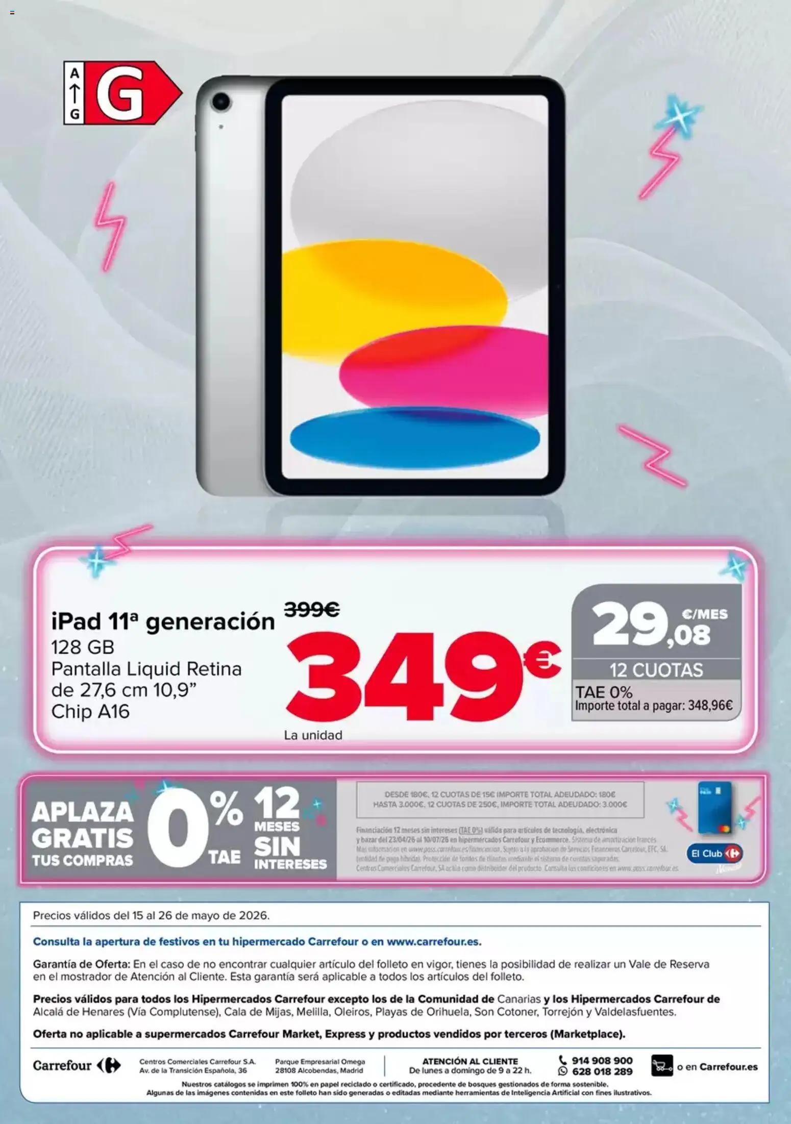Carrefour Apple Days │ válido desde el 15.05.2026 | Página: 6 | Productos: Ipad