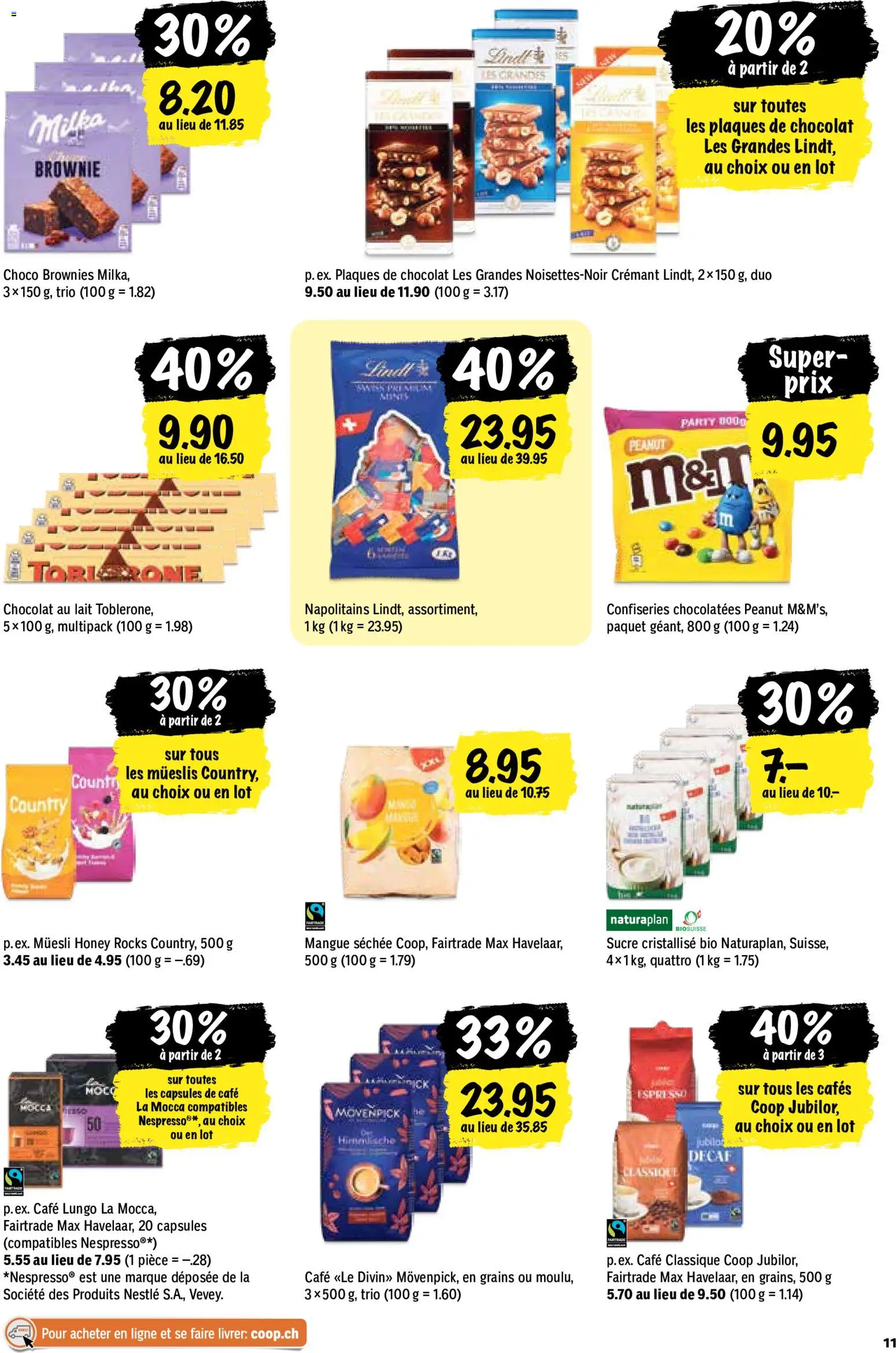 Coop aktionen FR – gültig ab 09.07.2026 | Seite: 11 | Produkte: Mango