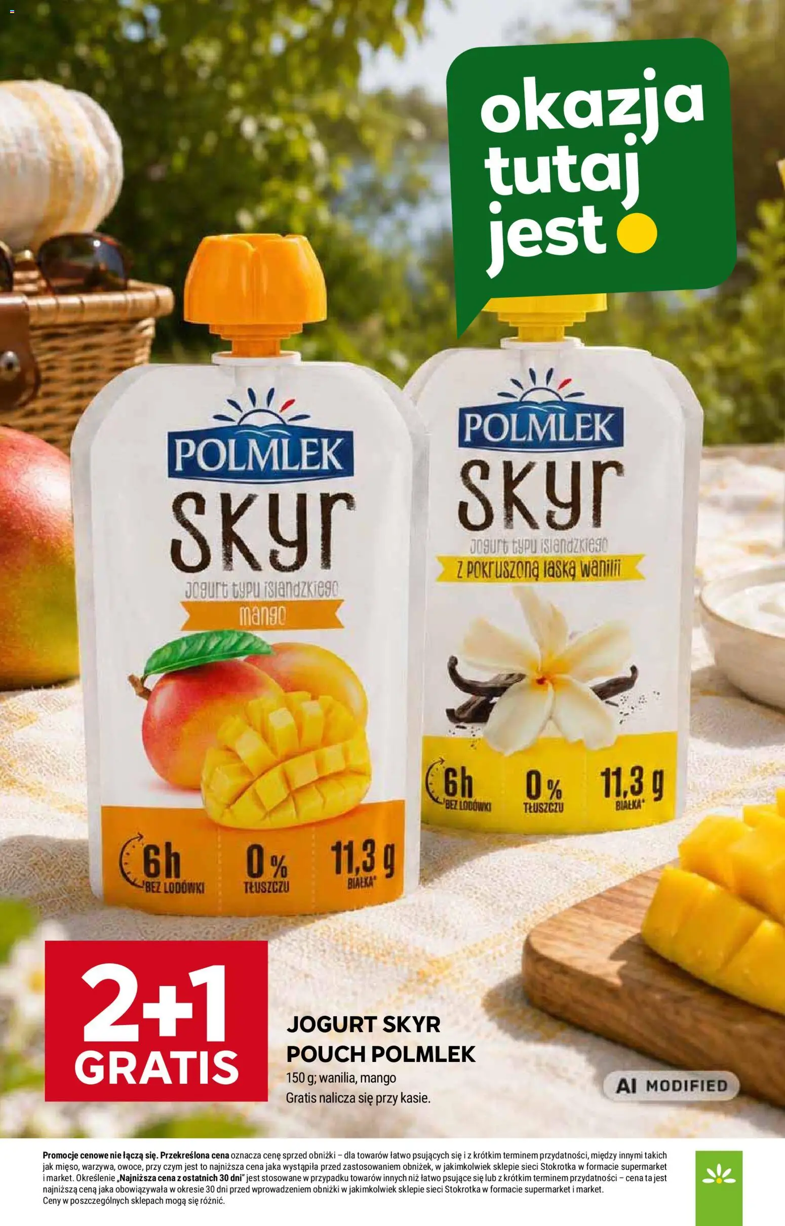 Stokrotka gazetka od 20.08.2026 | Strona: 22 | Produkty: Jogurt typu islandzkiego, Lodówki, Jogurt, Skyr