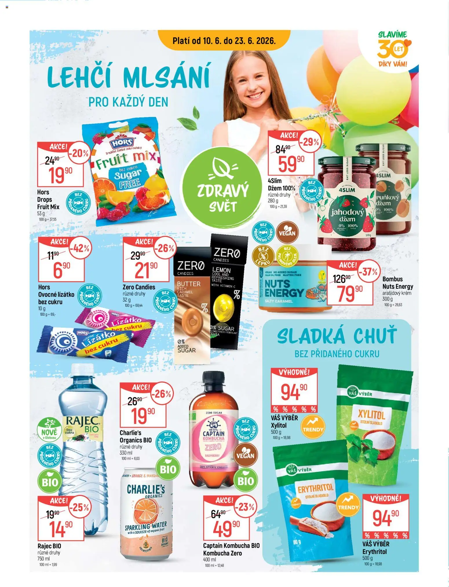 Globus leták - Brno od 10.06.2026 | Strana: 22 | Produkty: Oleje, Kombucha, Krém, Cukr