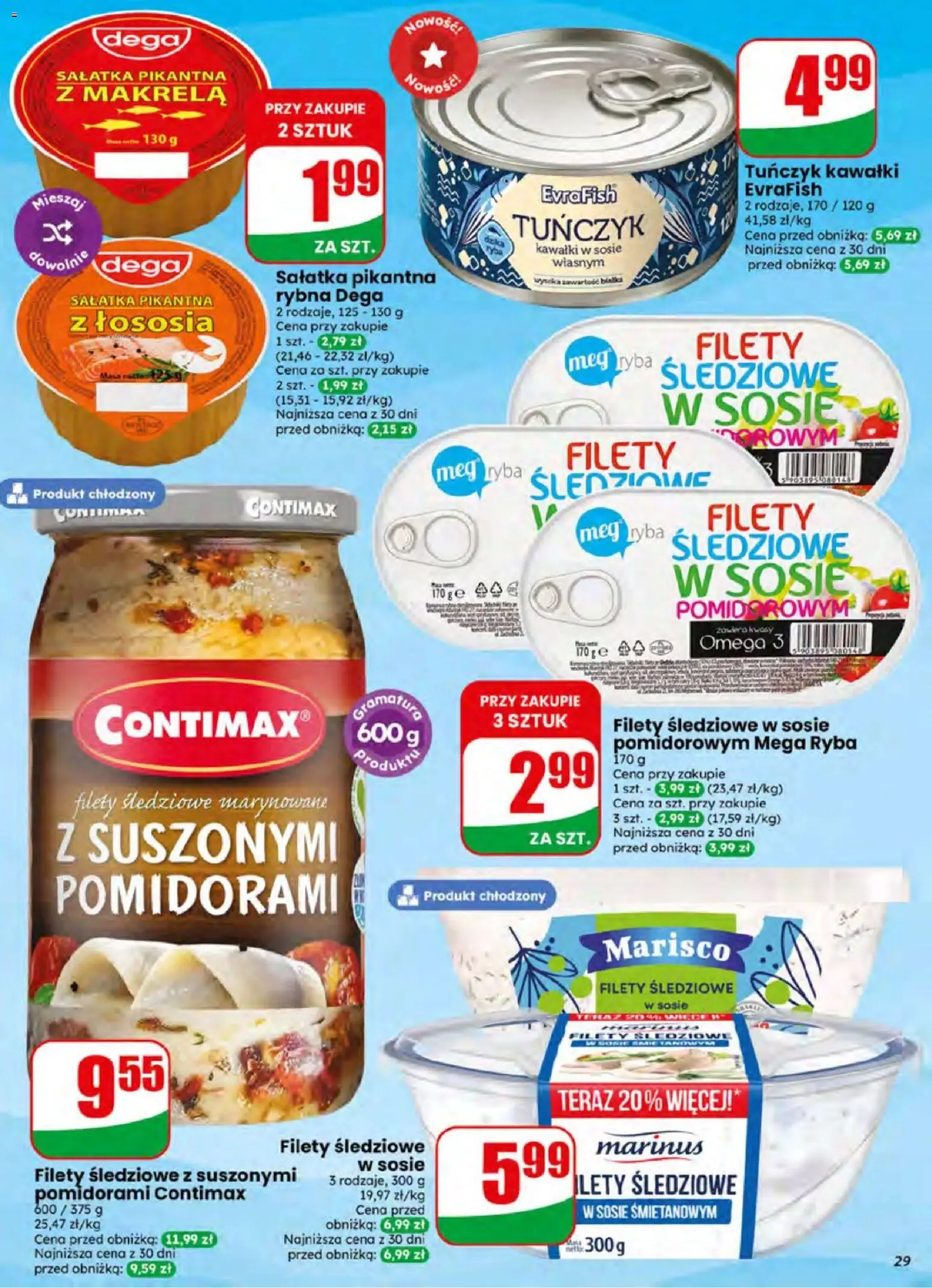 Dino gazetka od 24.06.2026 | Strona: 29 | Produkty: Rybna, Makrela, Ryba, Sałatka