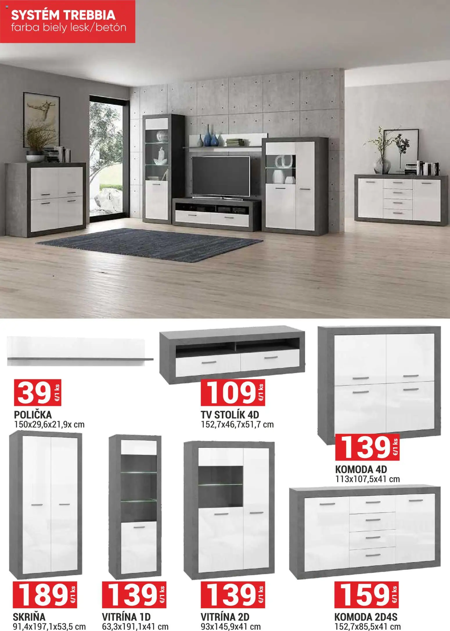 Nové Merkury Market akcie – leták je platný od 01.08.2026 | Strana: 16 | Produkty: Tv, Tv stolik, Skriňa, Komoda