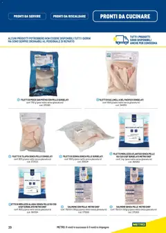 Anteprima del volantino Metro volantino Smart Chef valido a partire dal 14.05.2026 | Pagina: 39 | Prodotti: Salmone, Pesce, Merluzzo, Gallinella