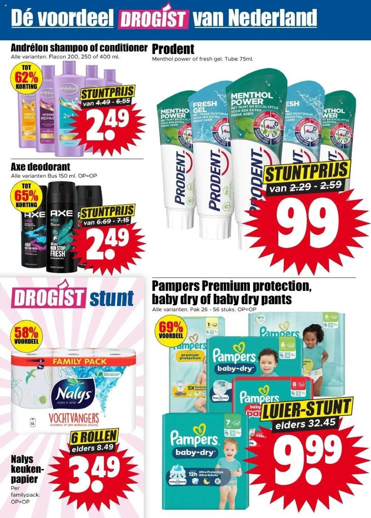 {H1} | Pagina: 22 | Producten: Pampers, Conditioner, Deodorant, Munt