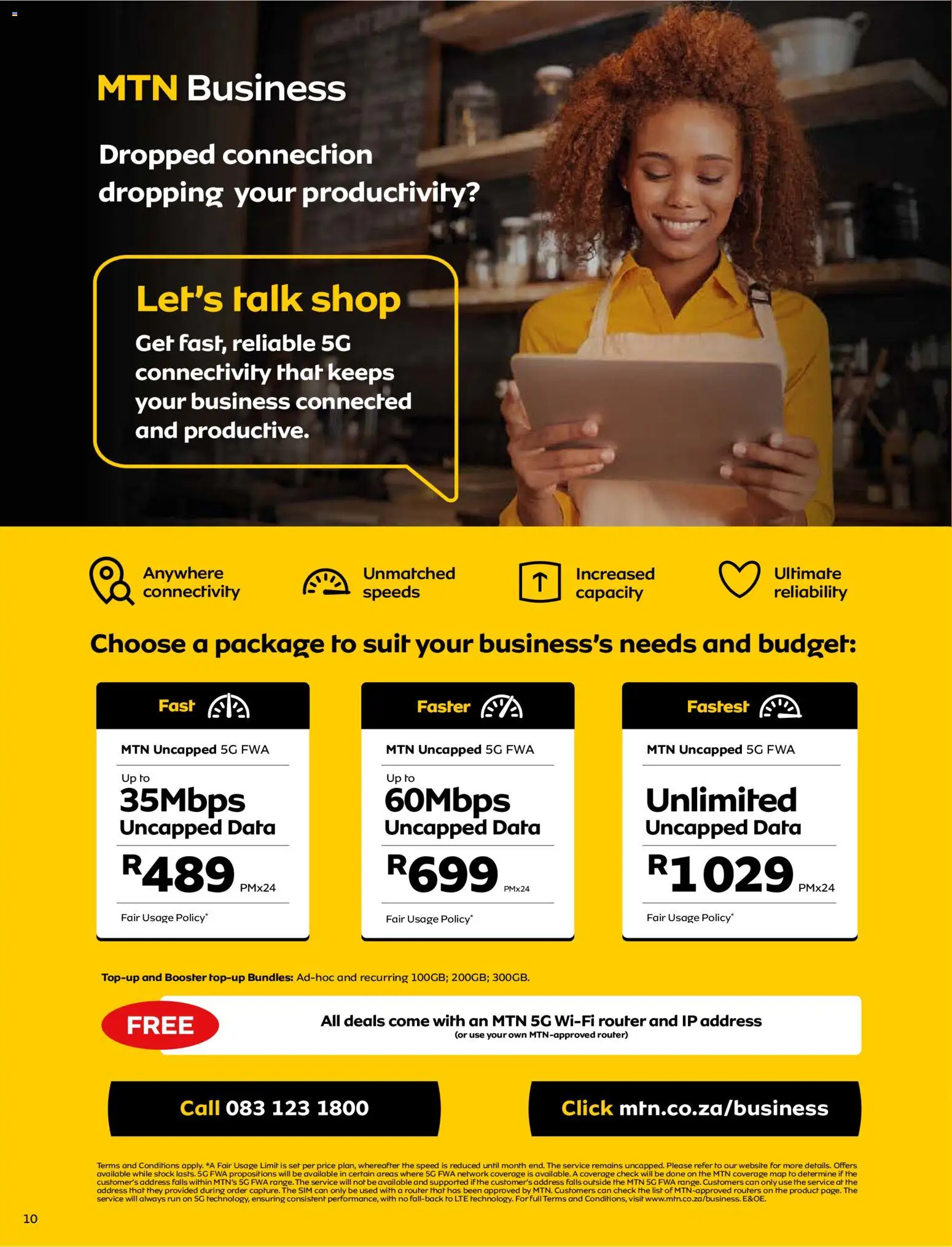 New MTN catalogue – valid from 07/08/2026 | Page: 10 | Products: Data, Sim, Router, Stock