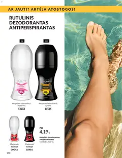 AVON leidinys galioja nuo 01.05.2026 | Puslapis: 170 | Prekių: Rutulinis dezodorantas, Dezodorantas, Antiperspirantas