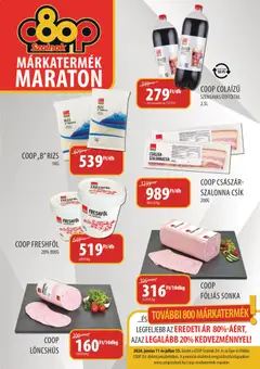 COOP Szolnok akciós újság - amely érvényes a következő dátumtól: 2026.07.02. | Oldal: 3 | Termékek: Löncshús, Egér, Sonka, Rizs