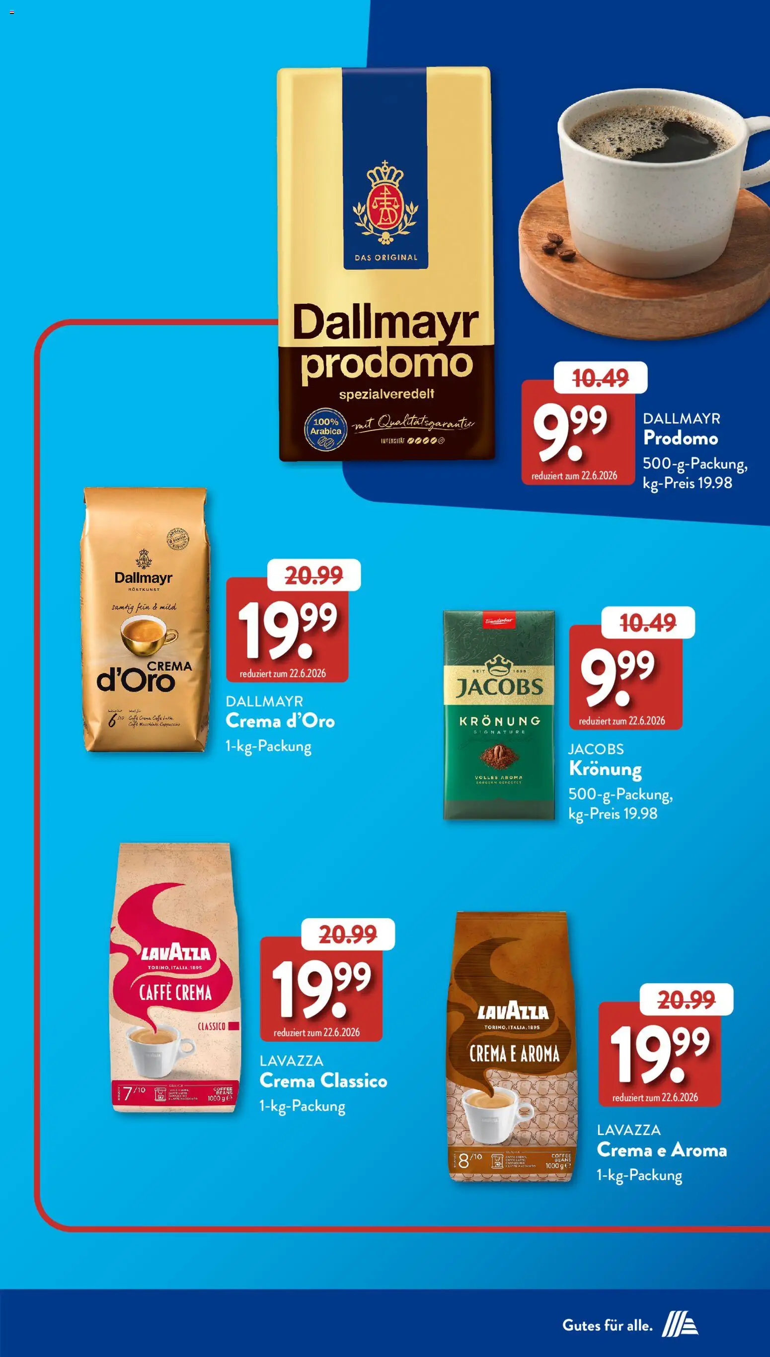 Aldi Süd Sonderprospekt – gültig ab 24.09.2026 | Seite: 27 | Produkte: Lavazza, Dallmayr, Dallmayr prodomo