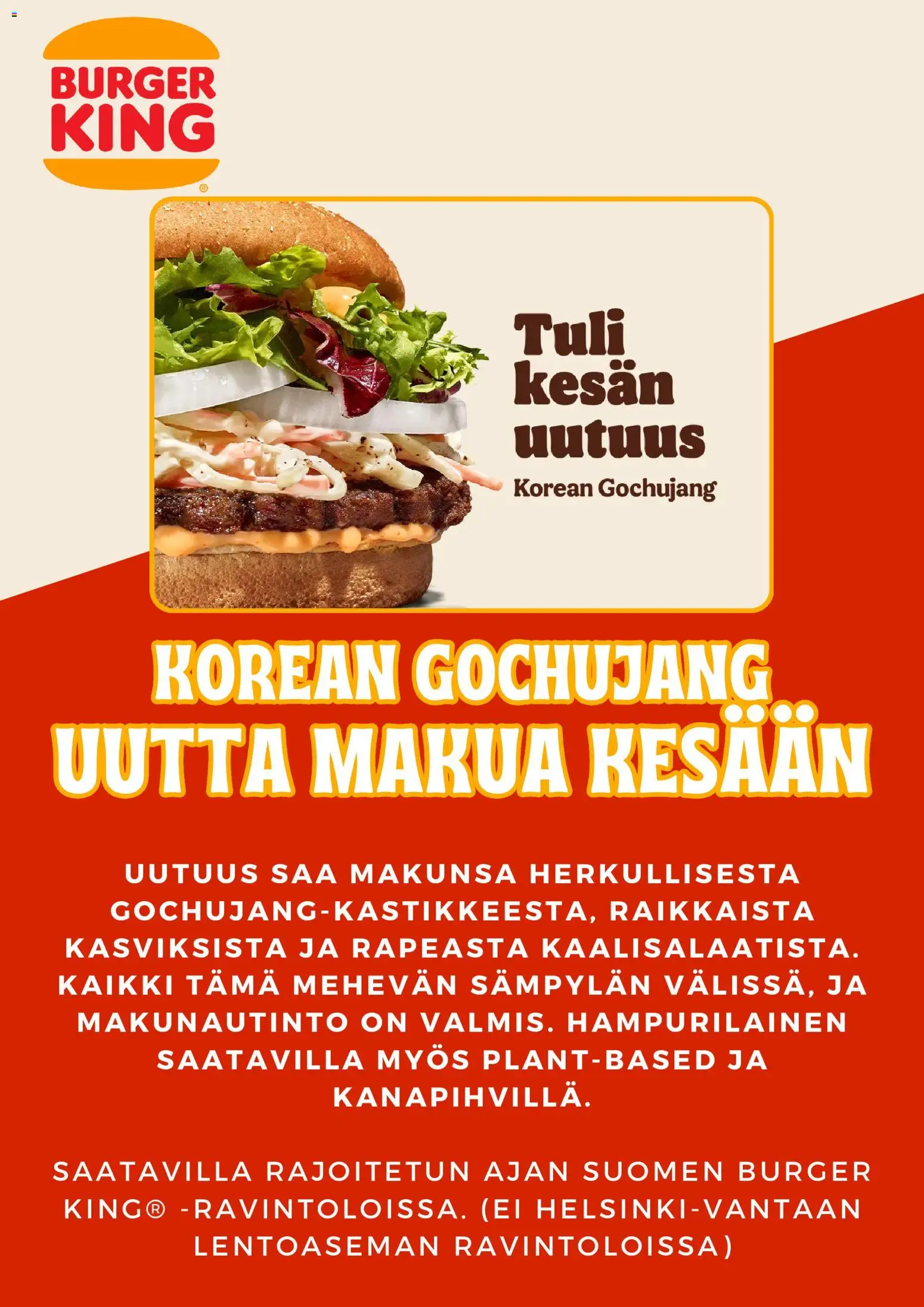 Burger King tarjoukset – voimassa 14/07/2026 alkaen | Sivu: 4 | Tuotteet: Hampurilainen