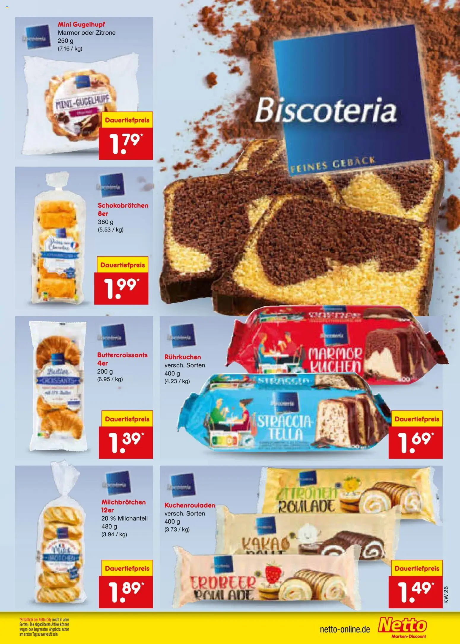 Netto Marken-Discount Prospekt – gültig ab 22.06.2026 | Seite: 58 | Produkte: Zitrone, Kuchen