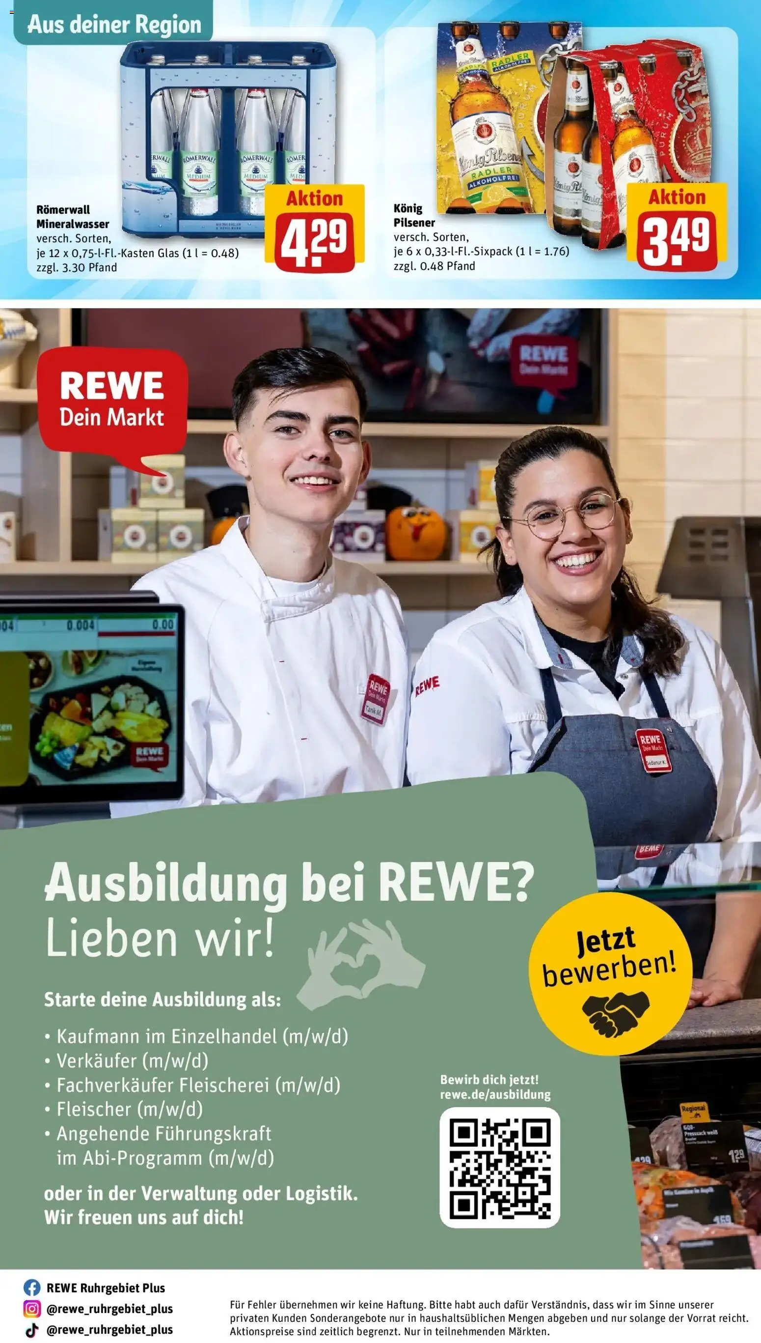 REWE Prospekt ab 12.10.2026 zum Blättern » Angebote | Seite: 35 | Produkte: Mineralwasser, Radler