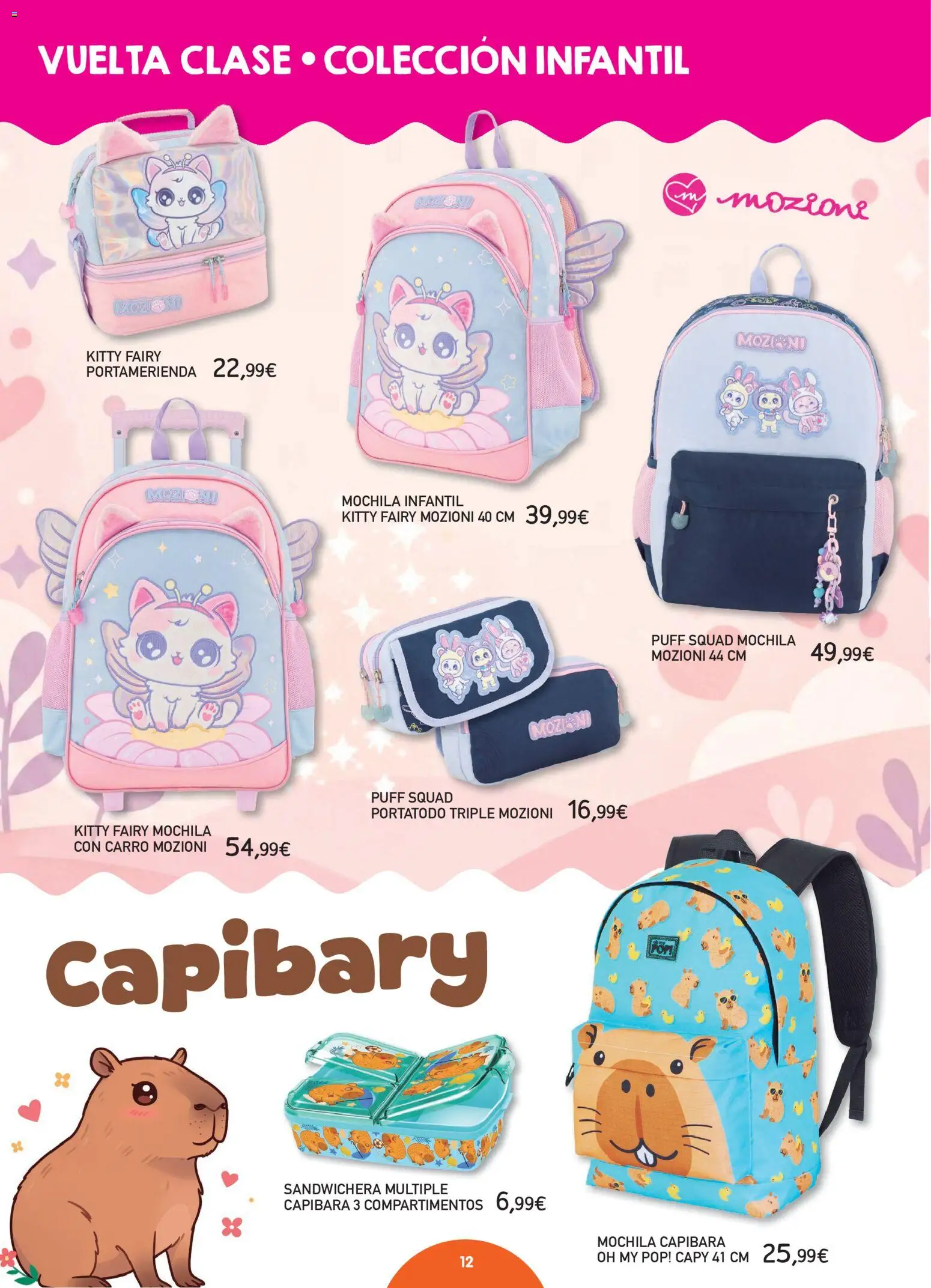 Toy Planet catálogo de Vuelta a Clase │ válido desde el 10/08/2026 | Página: 12 | Productos: Mochila, Sandwichera