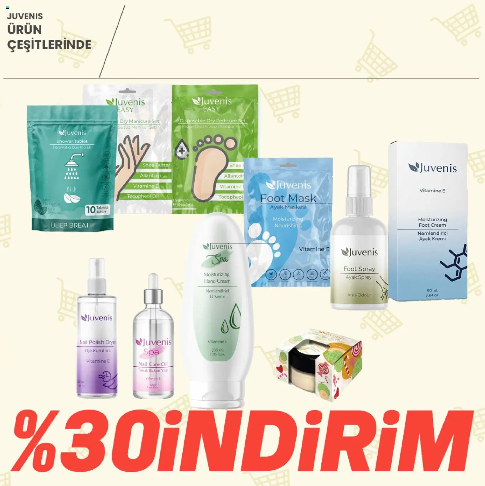Sarıyer Katalog - 28 Ağustos 2026 tarihinden itibaren geçerlidir | Sayfa: 36 | Ürünler: Duş, Oje, El kremi, Tablet