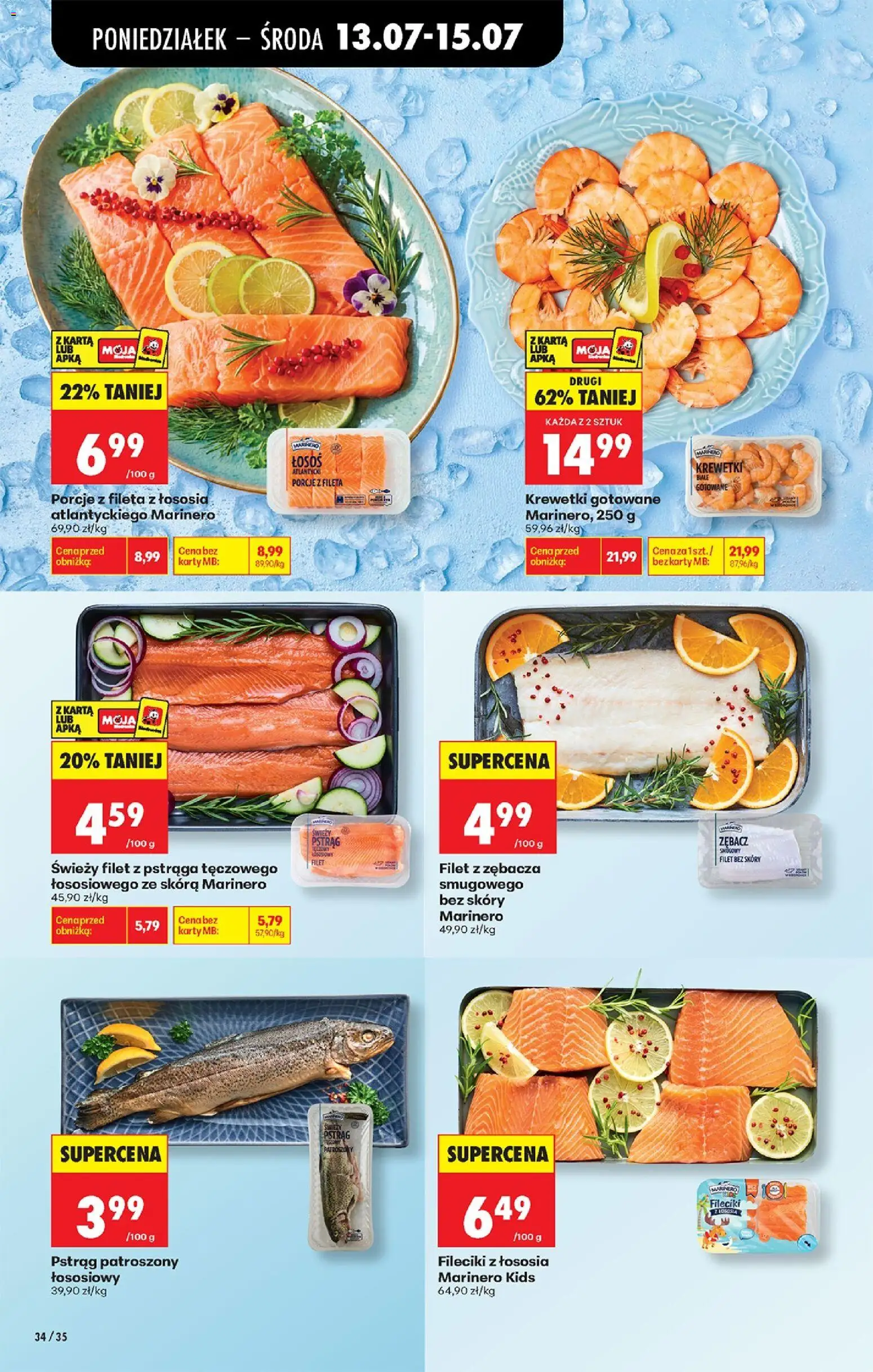 Biedronka Polsko leták od 13.07.2026 | Strana: 44 | Produkty: Losos, Filet, Karty