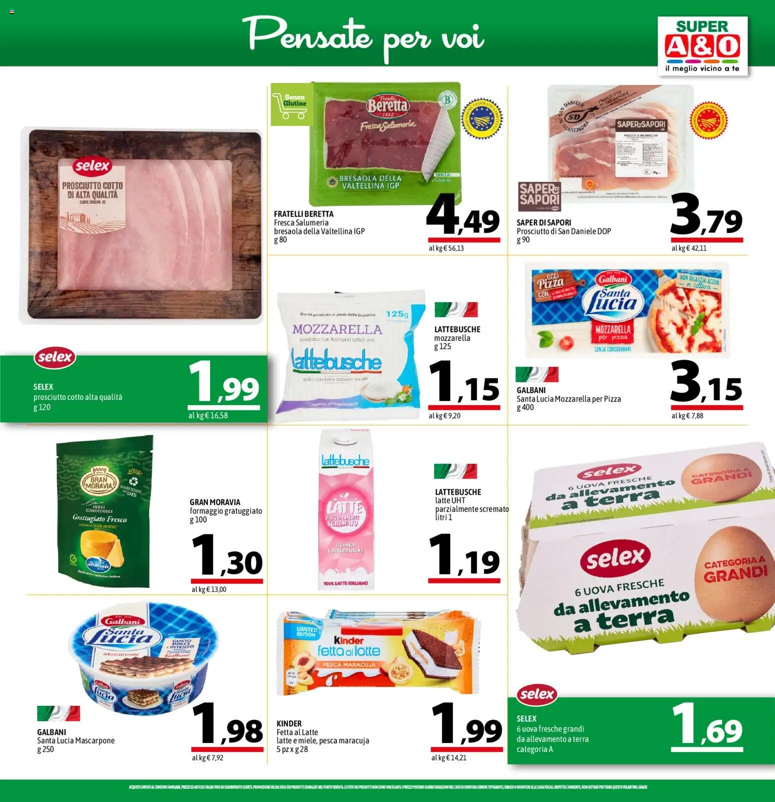 Volantino A&O del 20/08/2026 | Pagina: 5 | Prodotti: Tè, Latte, Mascarpone, Terra