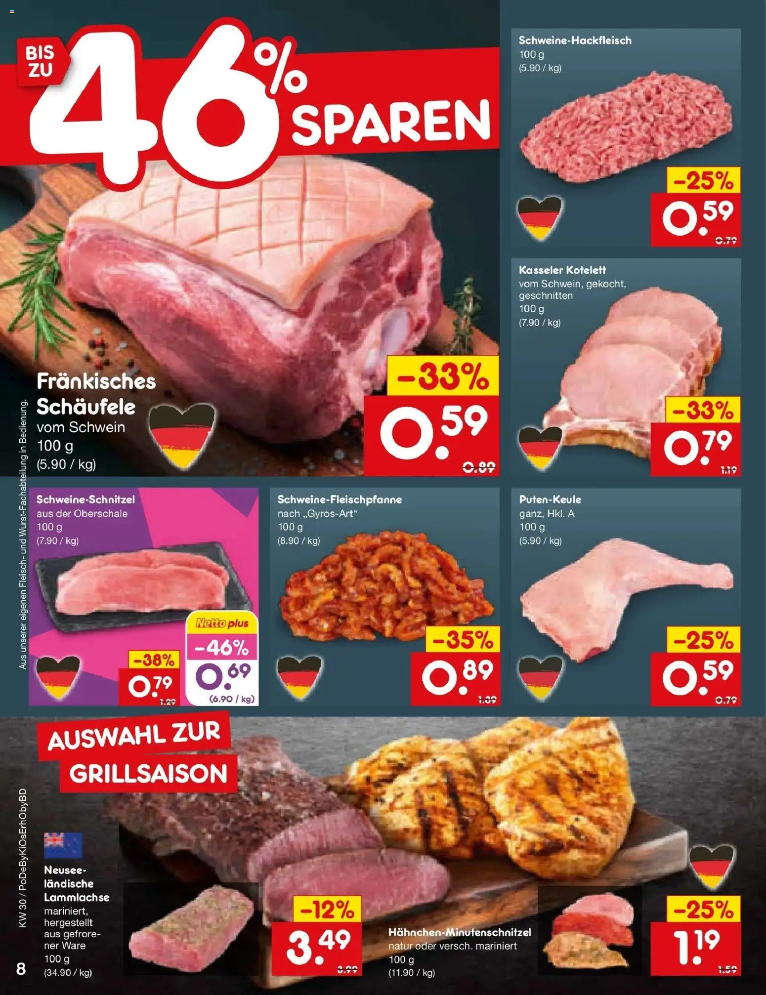 Netto Marken-Discount Prospekt Mistelbach – gültig ab 20.07.2026 | Seite: 12 | Produkte: Fleisch