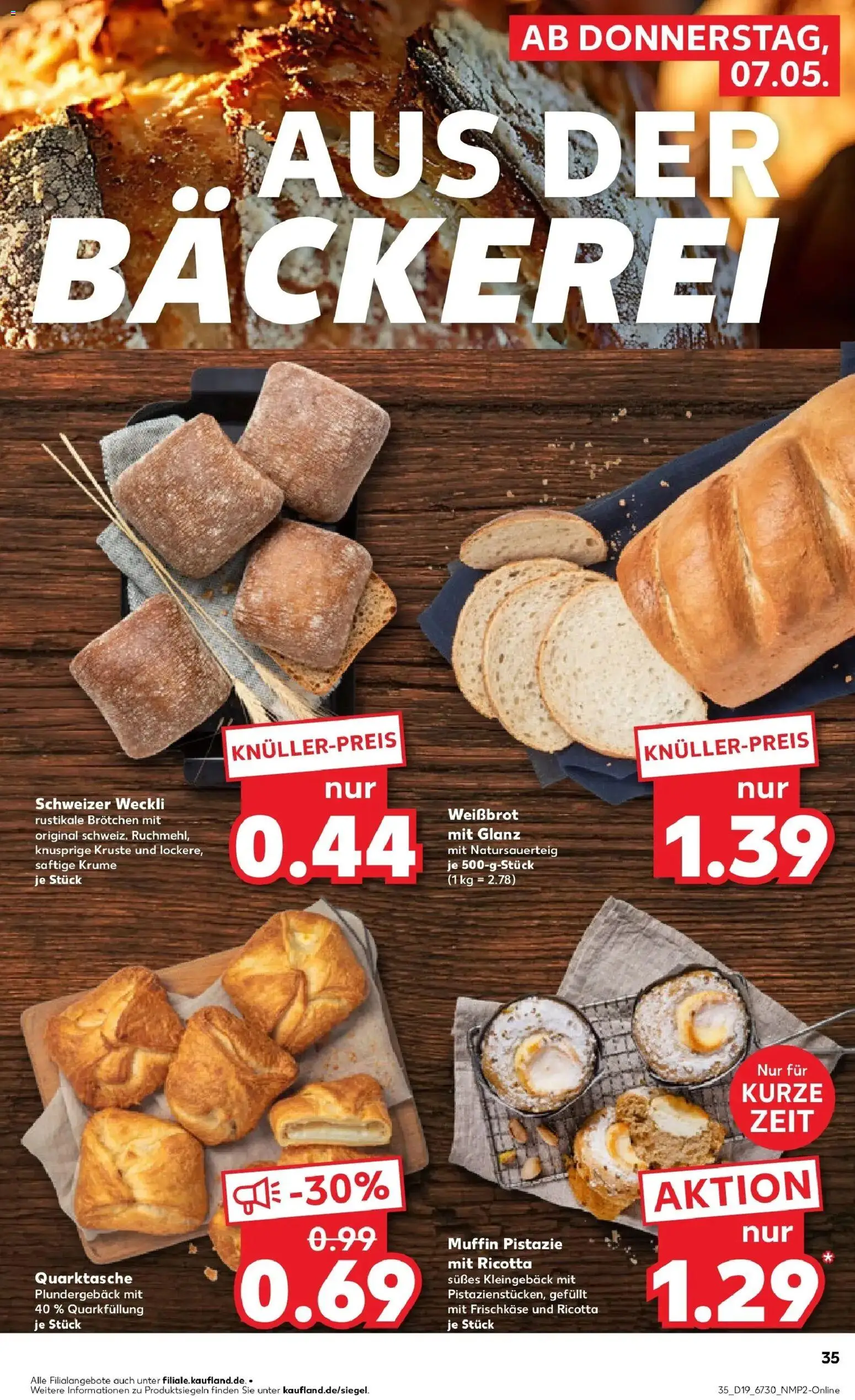 Kaufland Prospekt Delitzsch	 – gültig ab 04.05.2026 | Seite: 40 | Produkte: Bäckerei, Frischkase