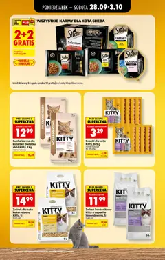Pogląd oferty "Biedronka gazetka - Petfood" - ważna od 28.09.2026 | Strona: 5 | Produkty: Suchą karma dla kota, Żwirek dla kota, Sheba, Żwirek bentonitowy
