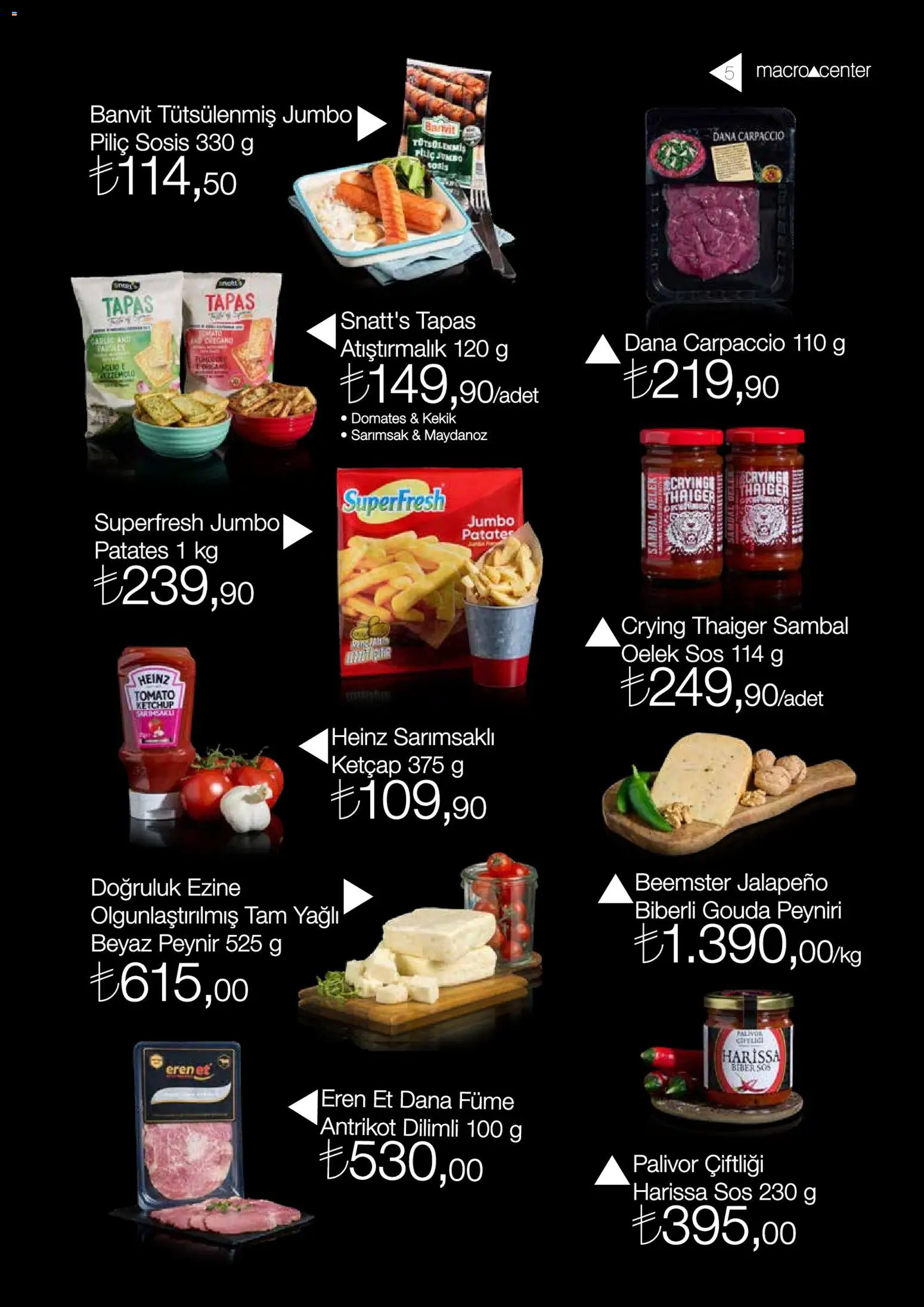 Migros Katalog - MacroStyle - 01 Temmuz 2026 tarihinden itibaren geçerlidir | Sayfa: 5 | Ürünler: Domates, Ketçap, Piliç, Maydanoz