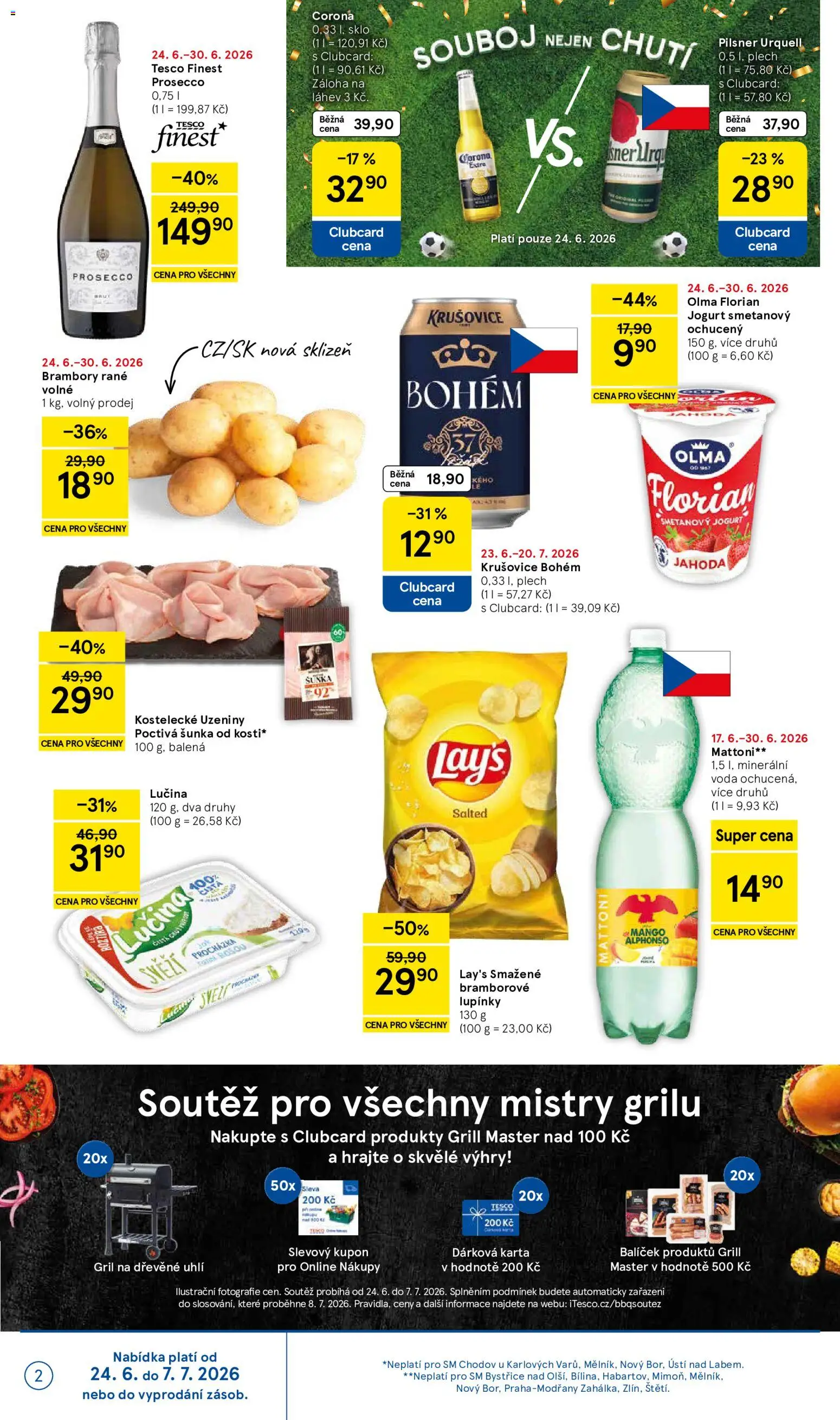 Tesco leták - Supermarket od 24.06.2026 | Strana: 2